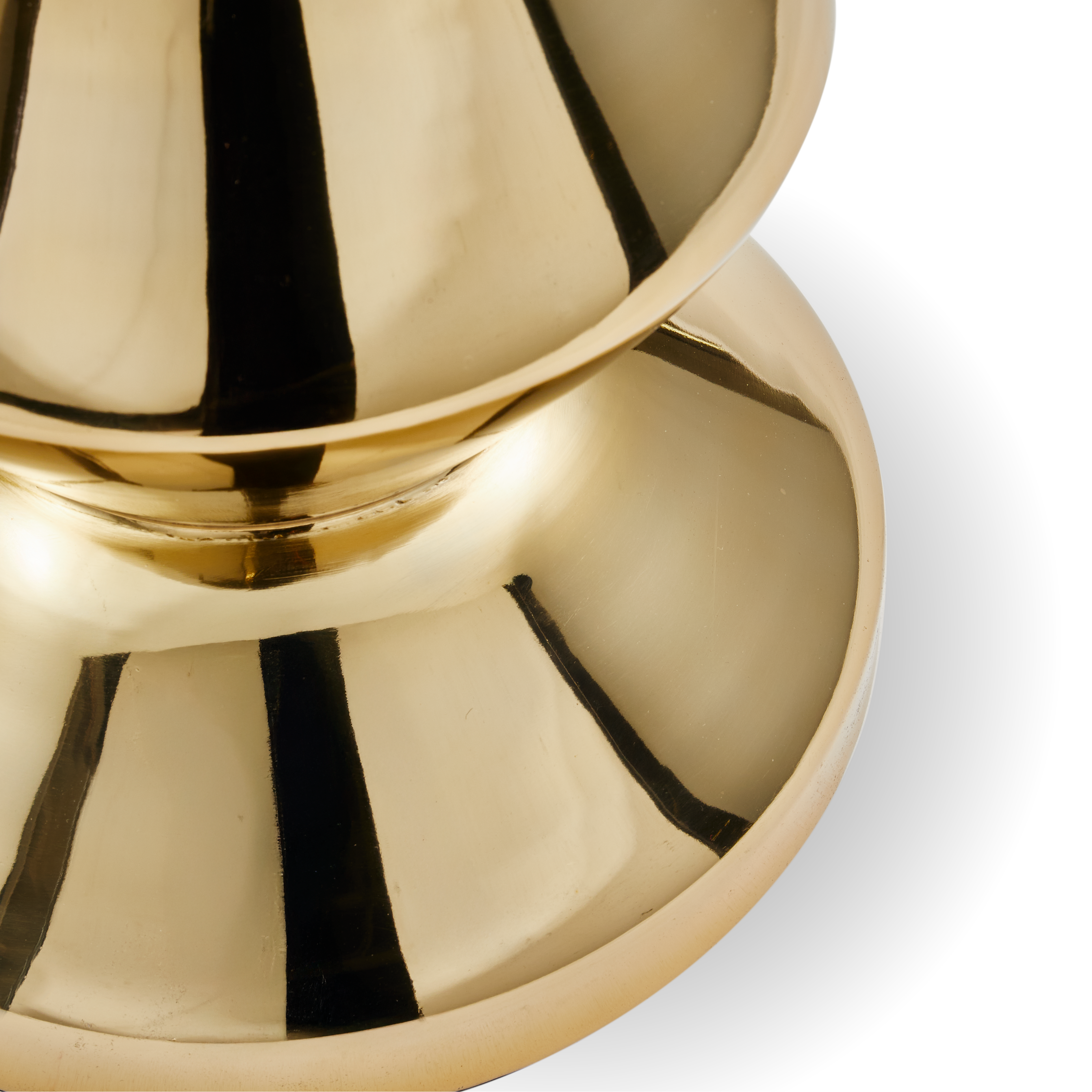 Stołek ZIG ZAG METAL złoty