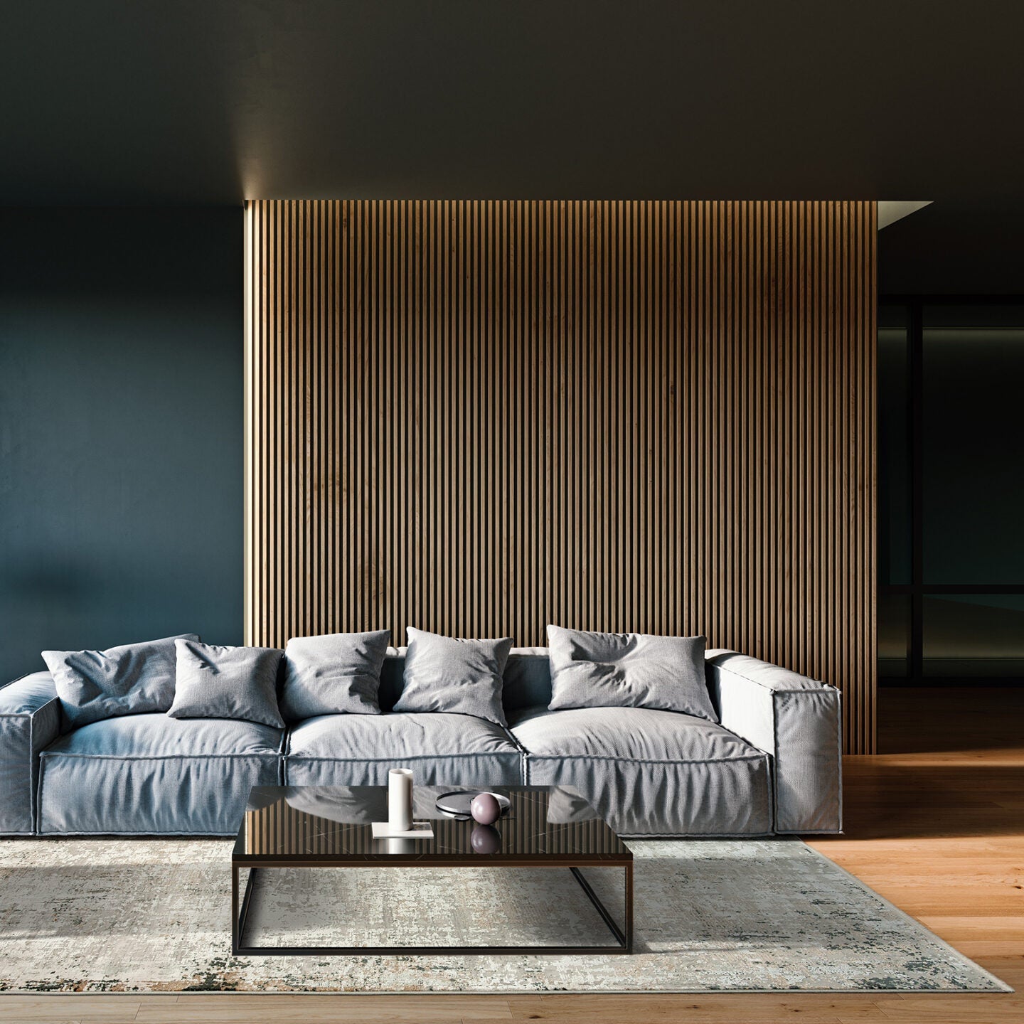 Teppich ROYAL grau-beige