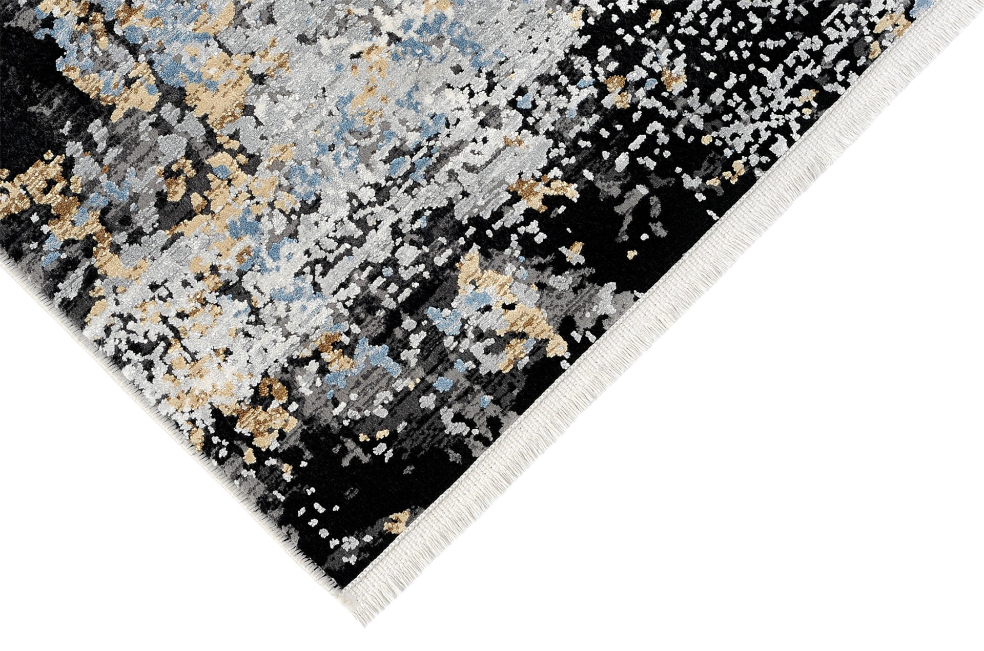 Teppich ROYAL schwarz mit grau und beige