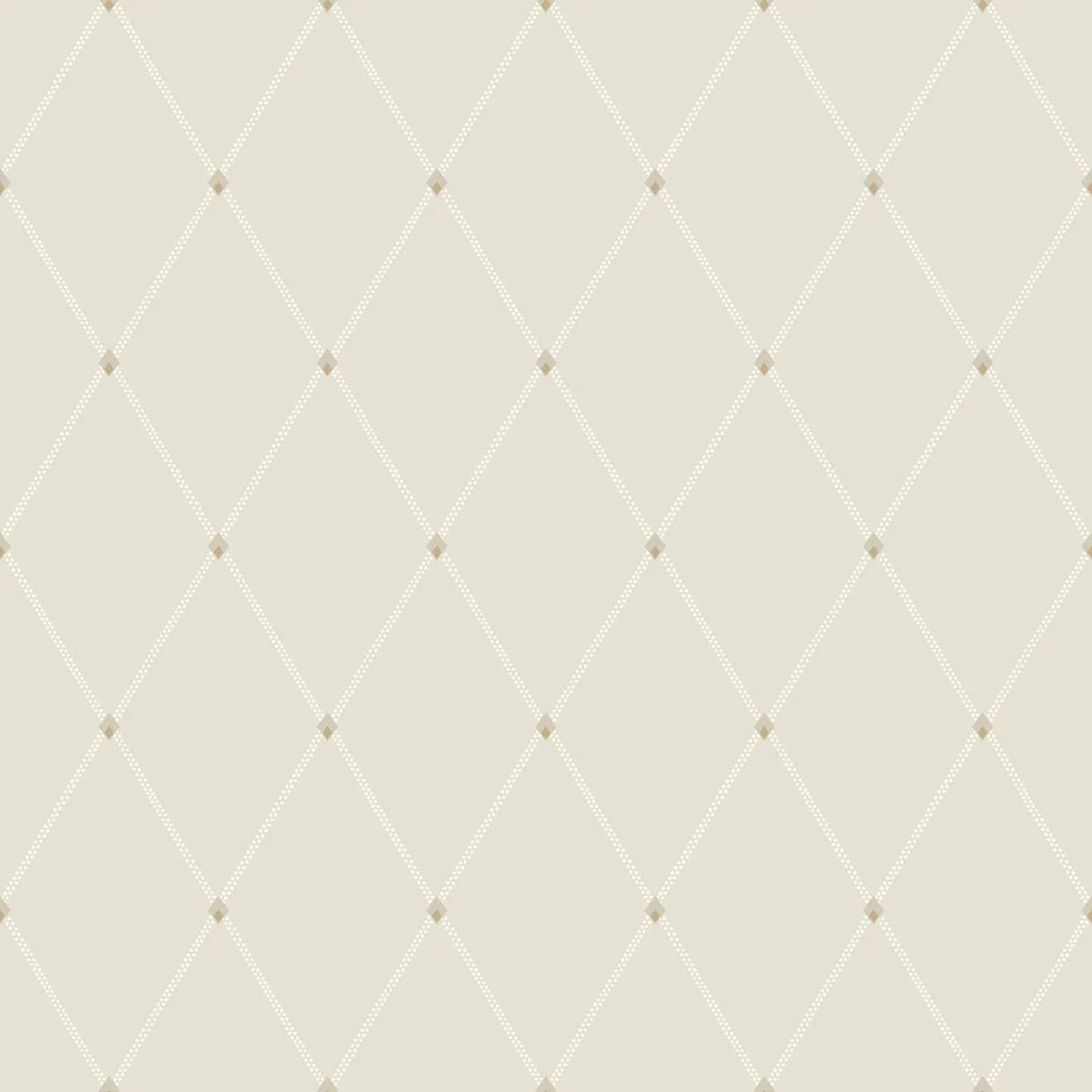 FREDRIK Light Beige Geometric Pattern Wallpaper