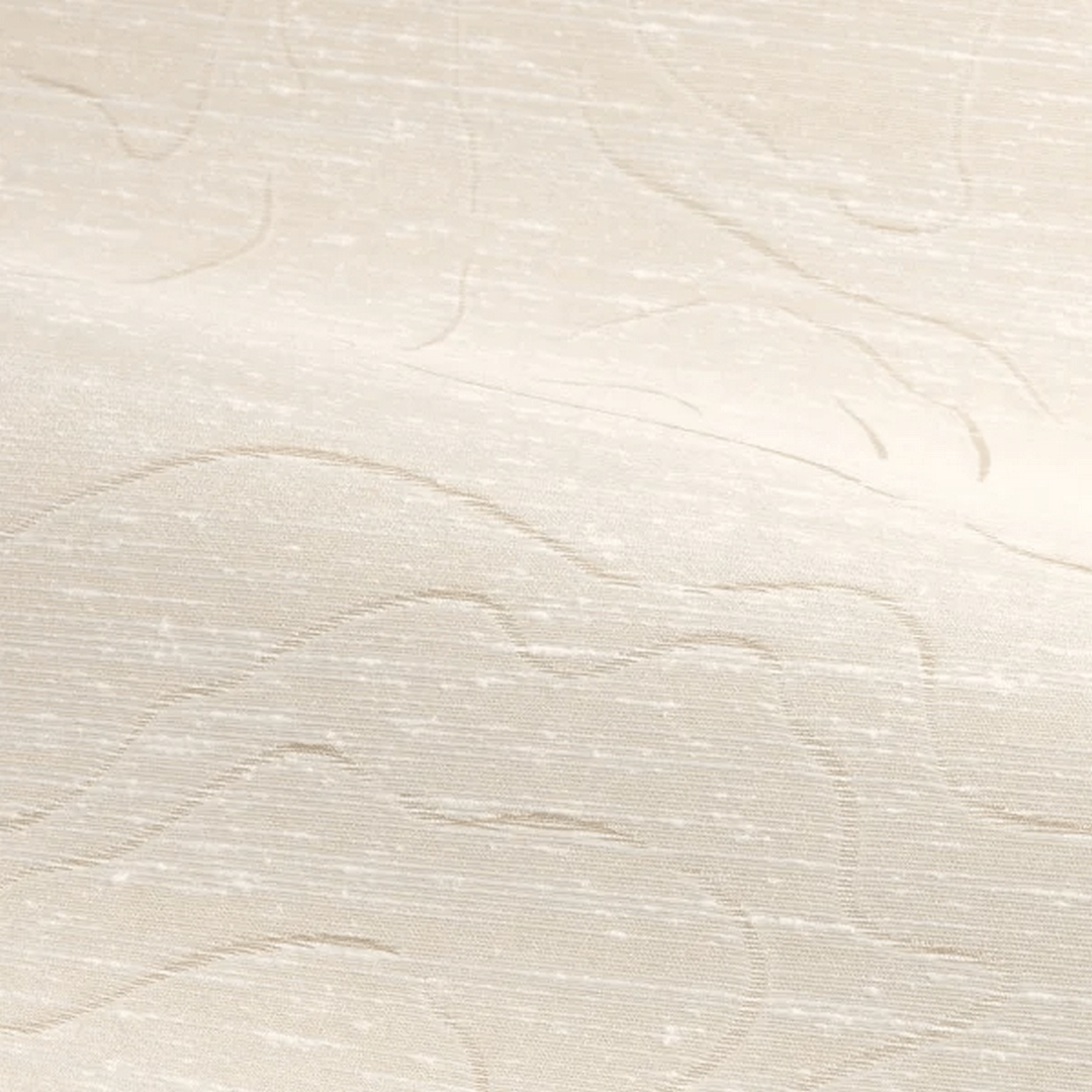 Mural tekstylny strukturalny ONDES PRÉCIEUSES - IVOIRE DORÉ kość słoniowa ze złotym