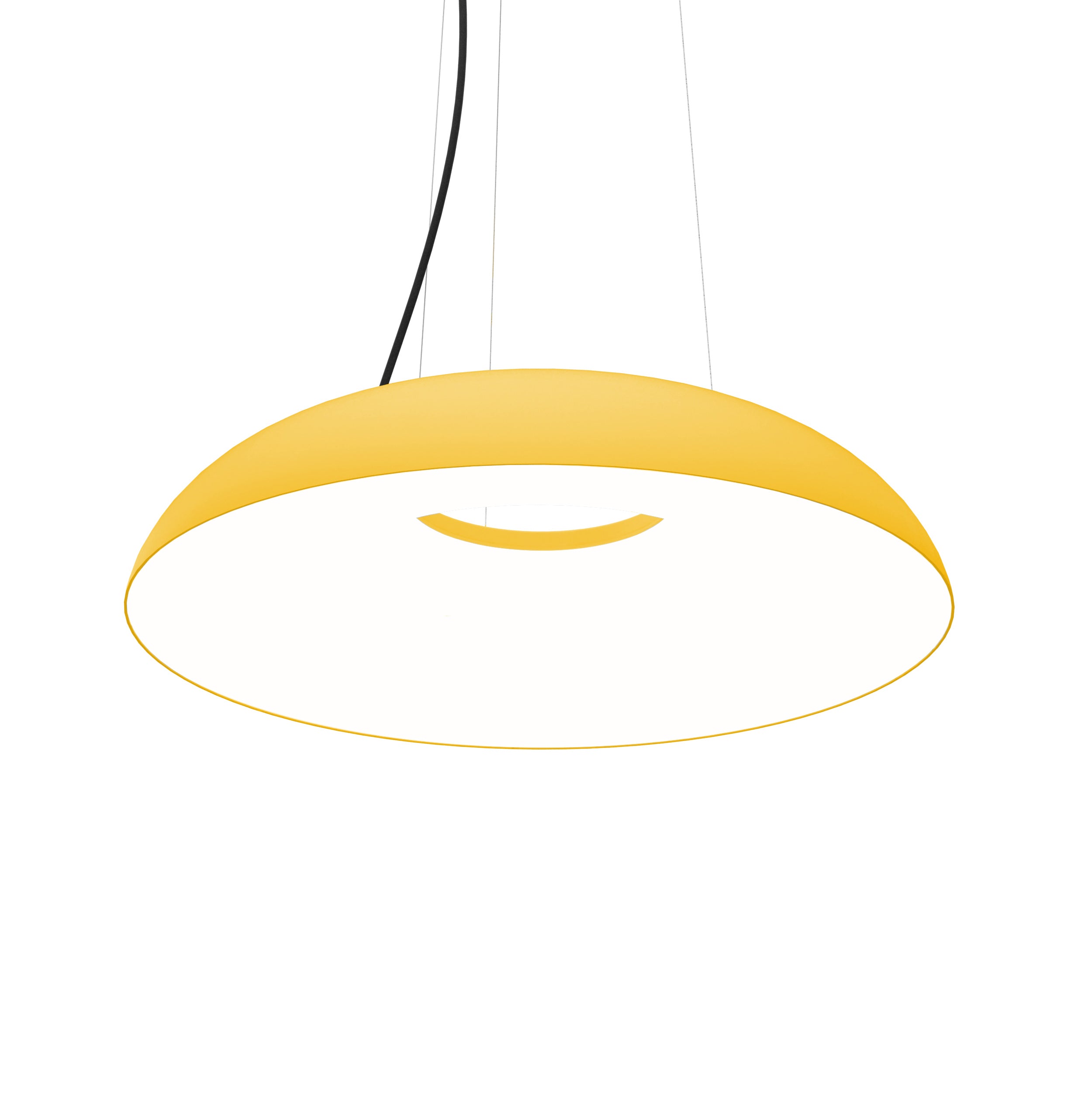 Lampa wisząca MAGGIOLONE tłoczony żółty