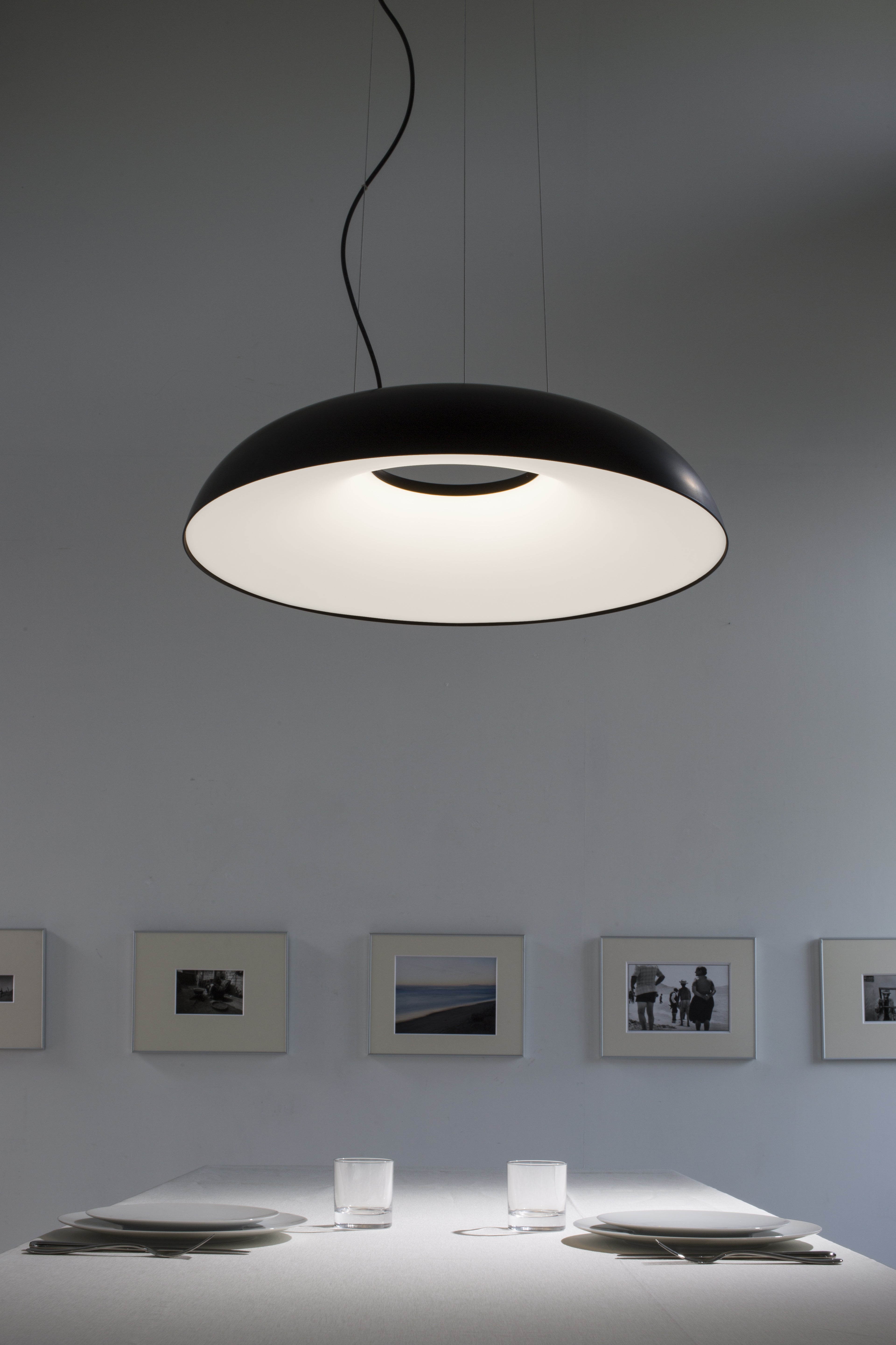 Lampa wisząca MAGGIOLONE tłoczony biały