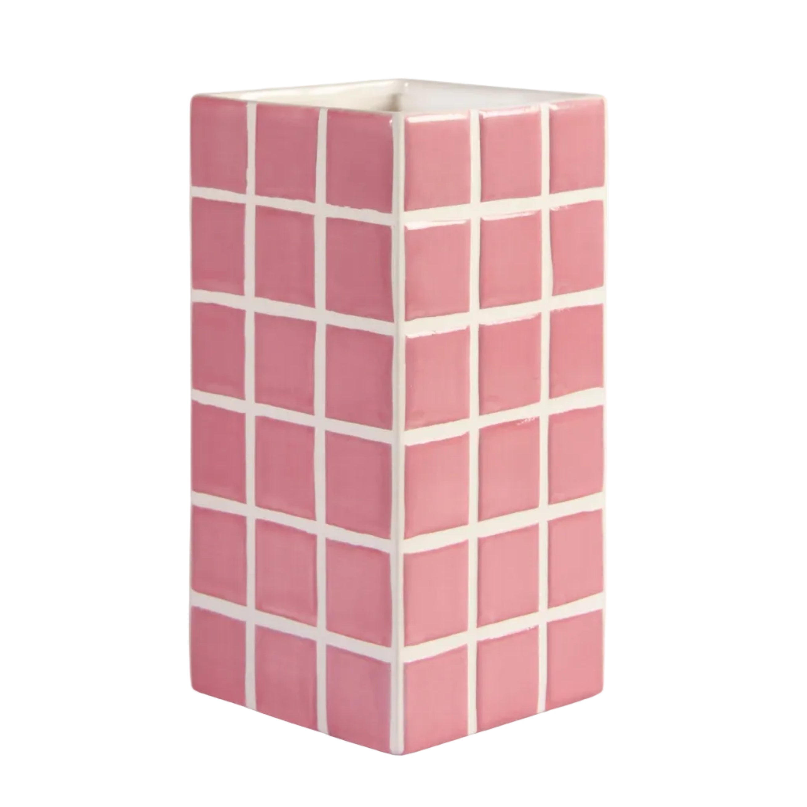 Vase TILE rosa