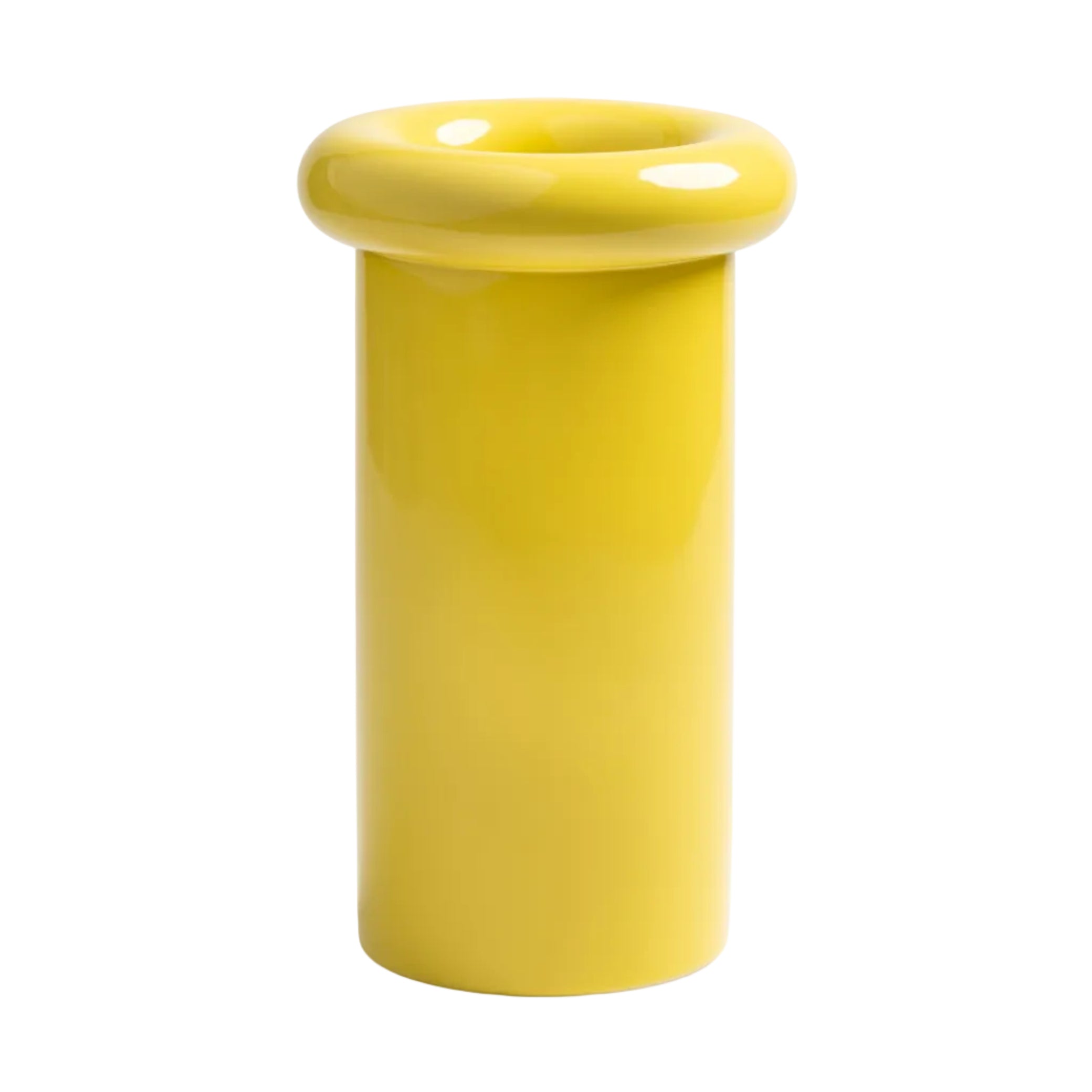 Vase TURBAN gelb