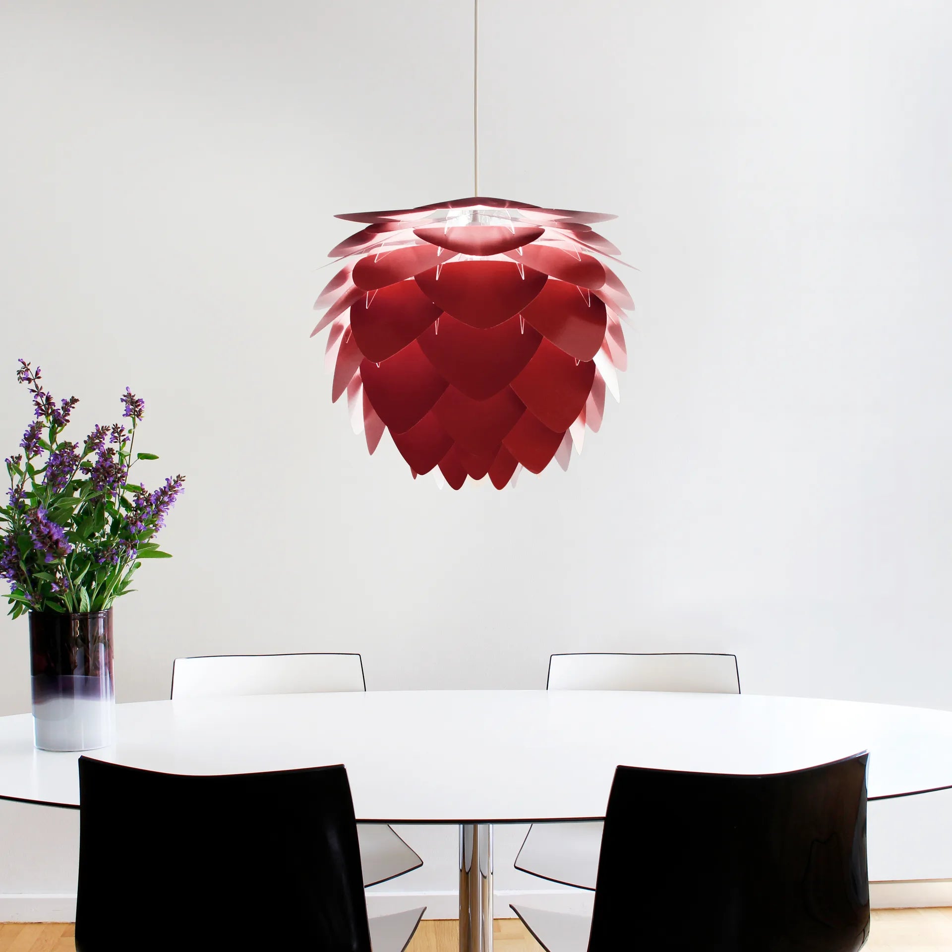 Abażur ALUVIA rubinowa czerwień, marka Umage