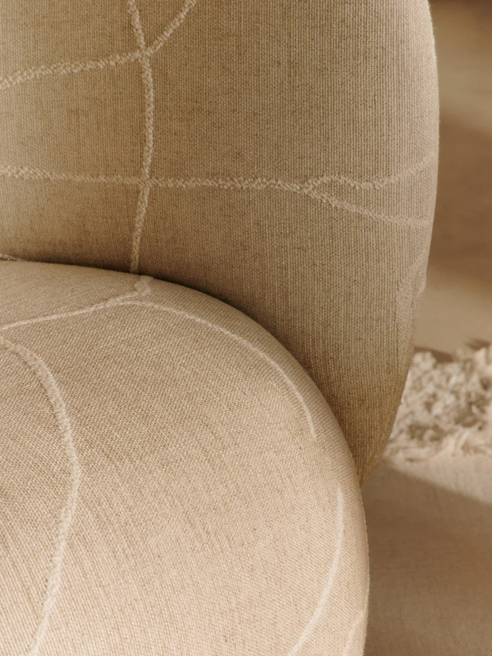 RICO LOUNGE Armchair Can Lis sand