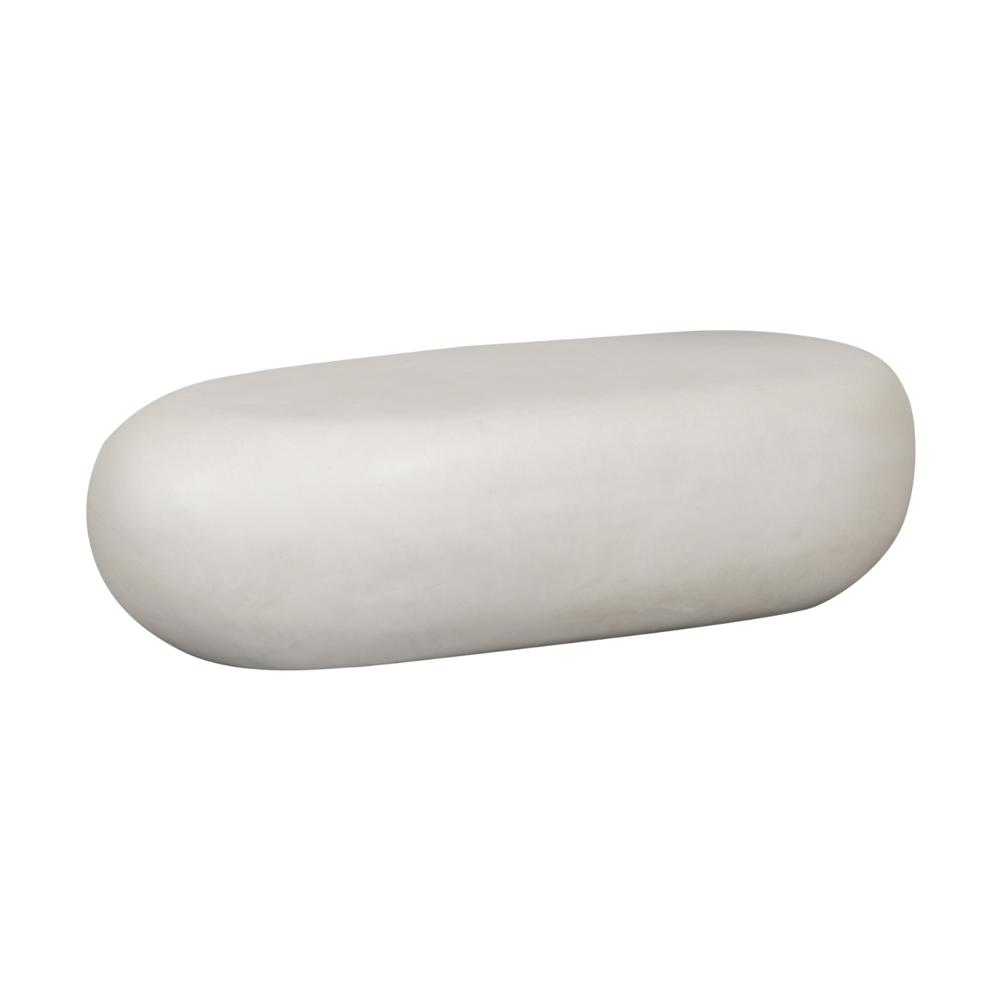 Stolik kawowy zewnętrzny PEBBLE biały