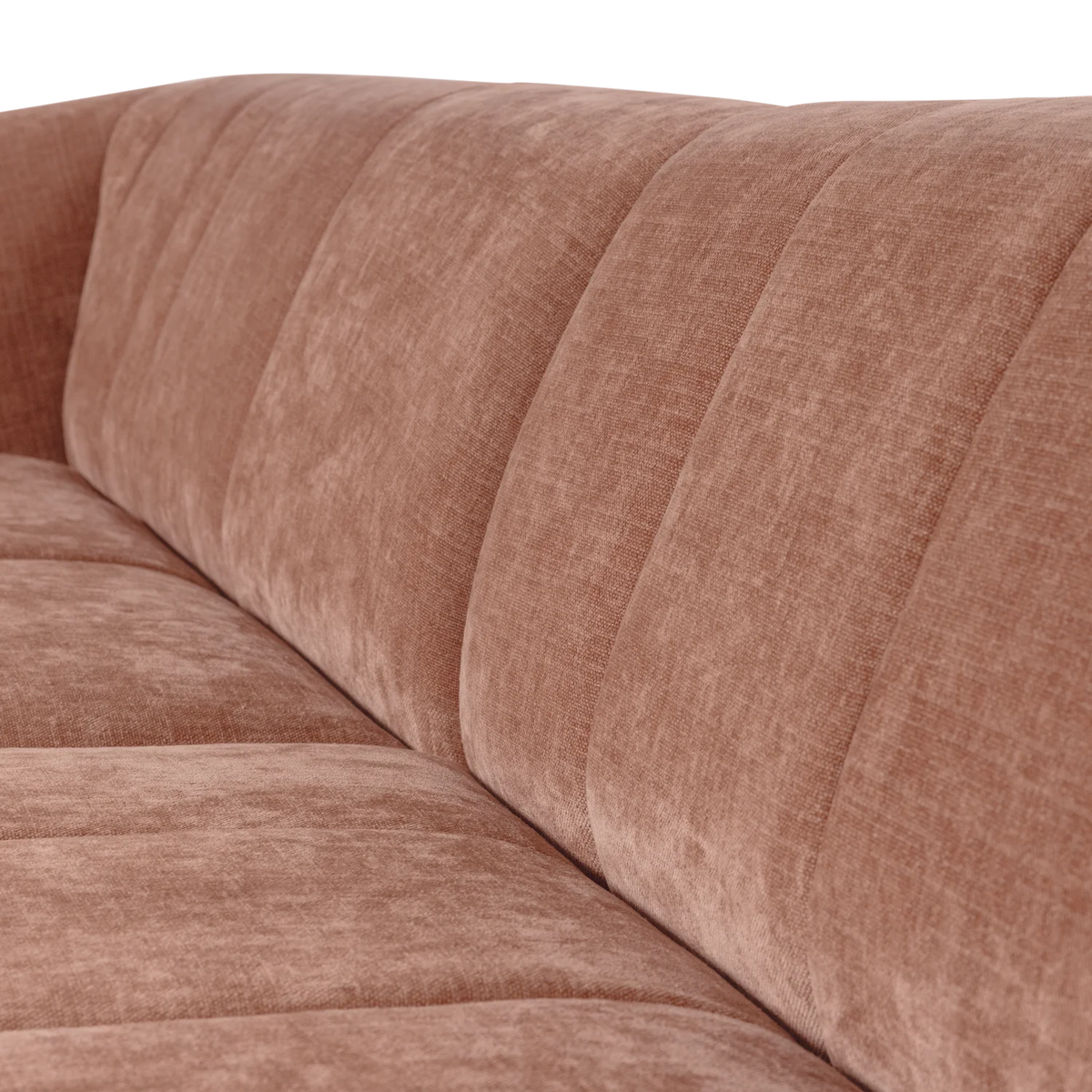 Sofa 4-osobowa OMAIRE różowy szenil