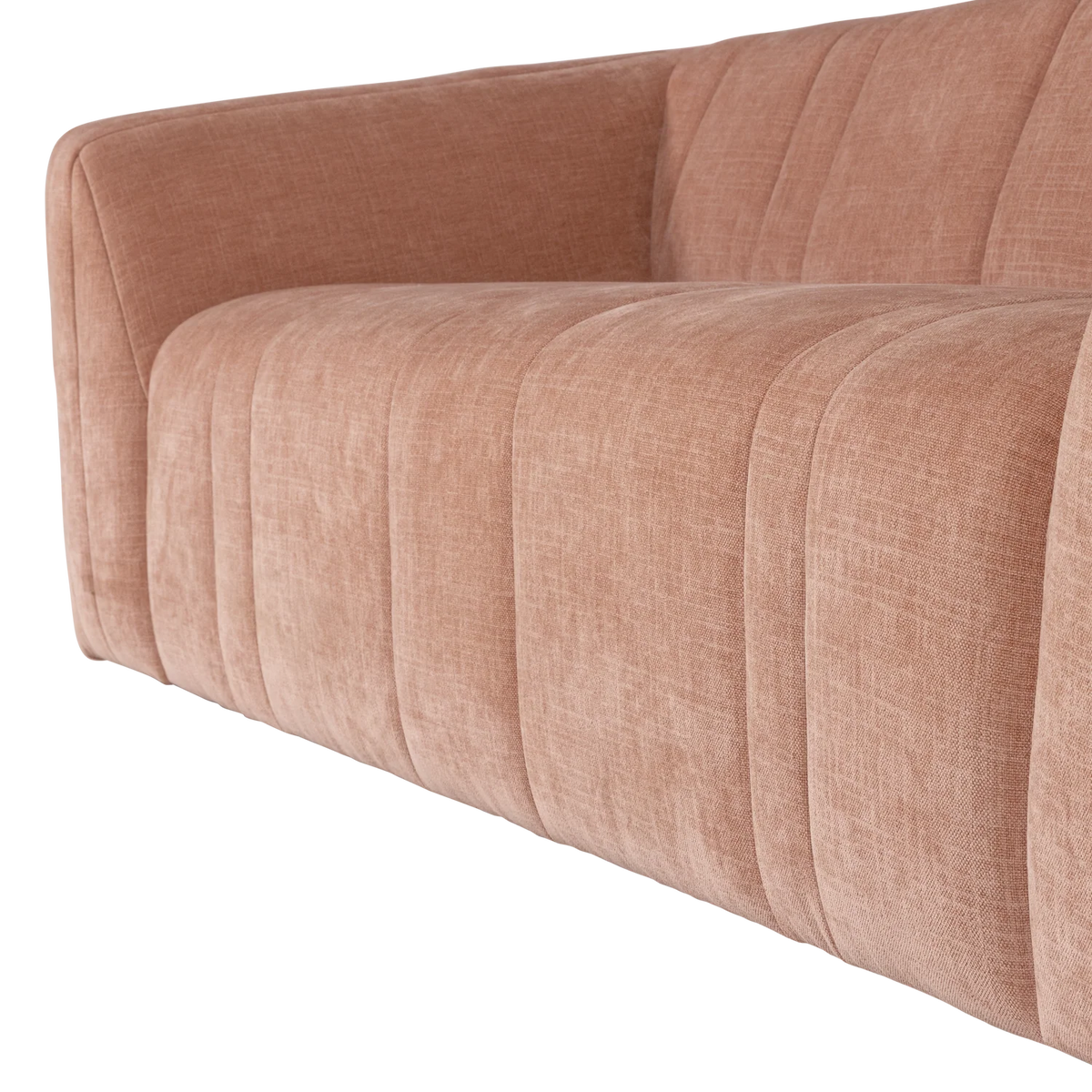 Sofa 2-osobowa OMAIRE różowy szenil