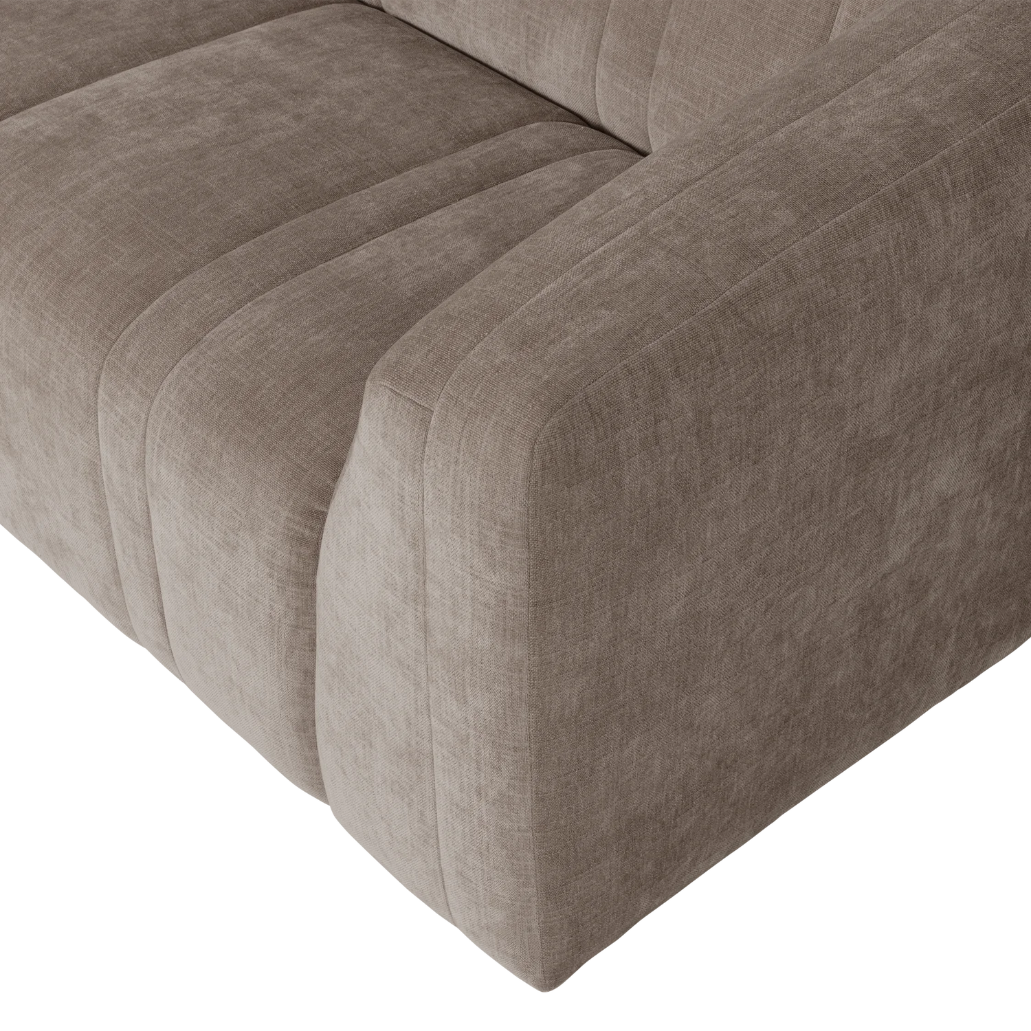 Sofa 2-osobowa OMAIRE taupe szenil