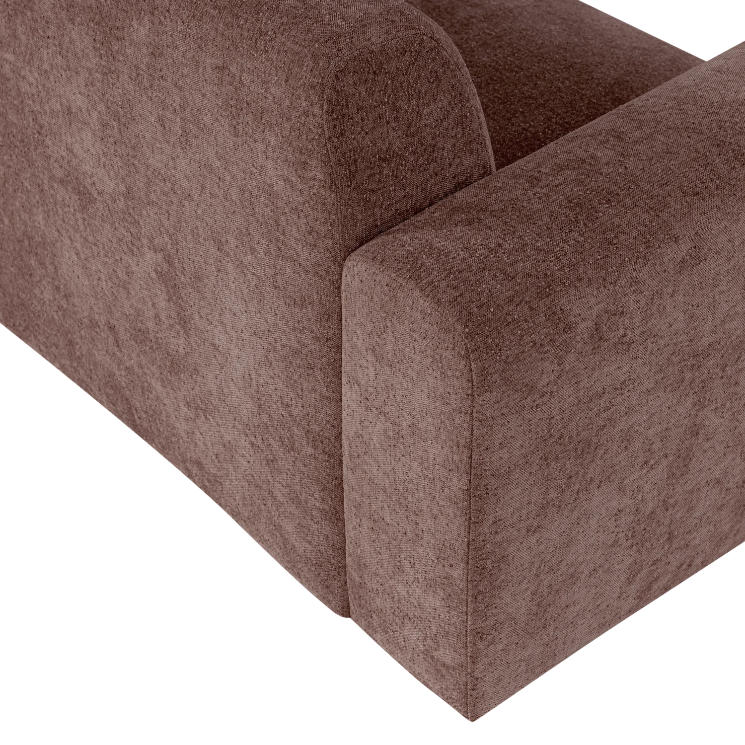 Sofa 3-osobowa UMINA różowo-brązowy szenil