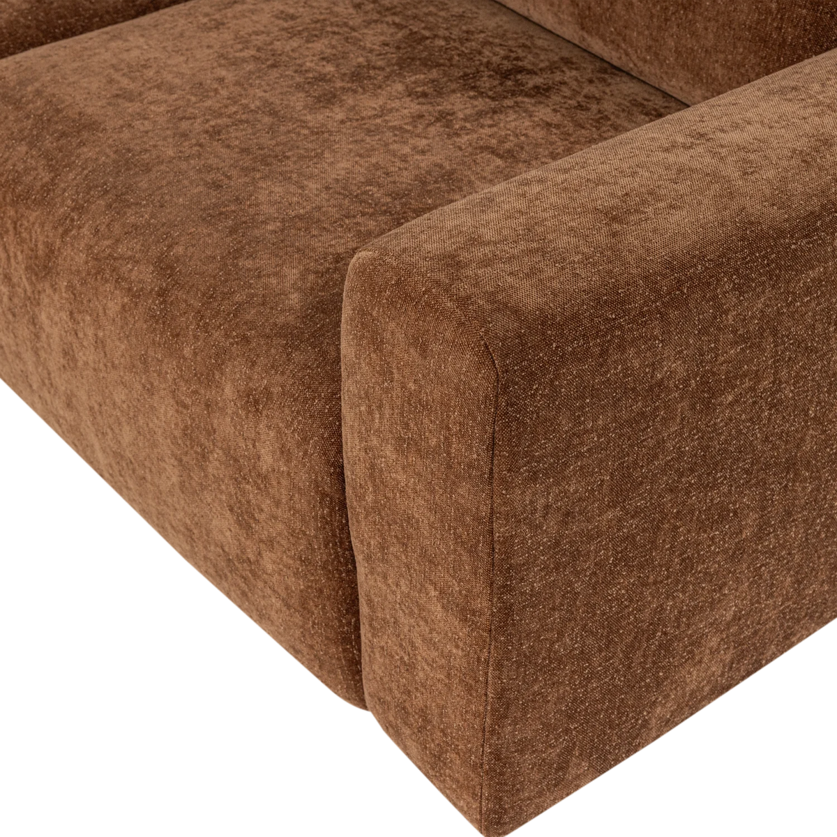 Sofa 2-osobowa UMINA brązowy szenil
