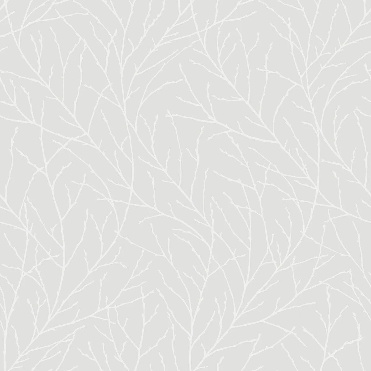 Tapeta flizelinowa papierowa z roślinnym wzorem IVAR szary