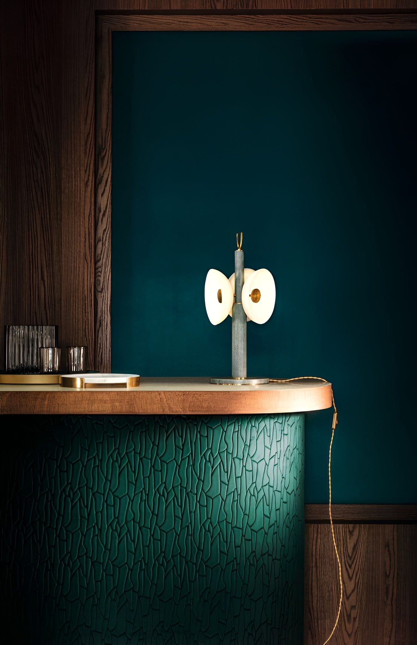 Textured Velvet 3D Wallpaper SAIHO - ÉMERAUDE Emerald