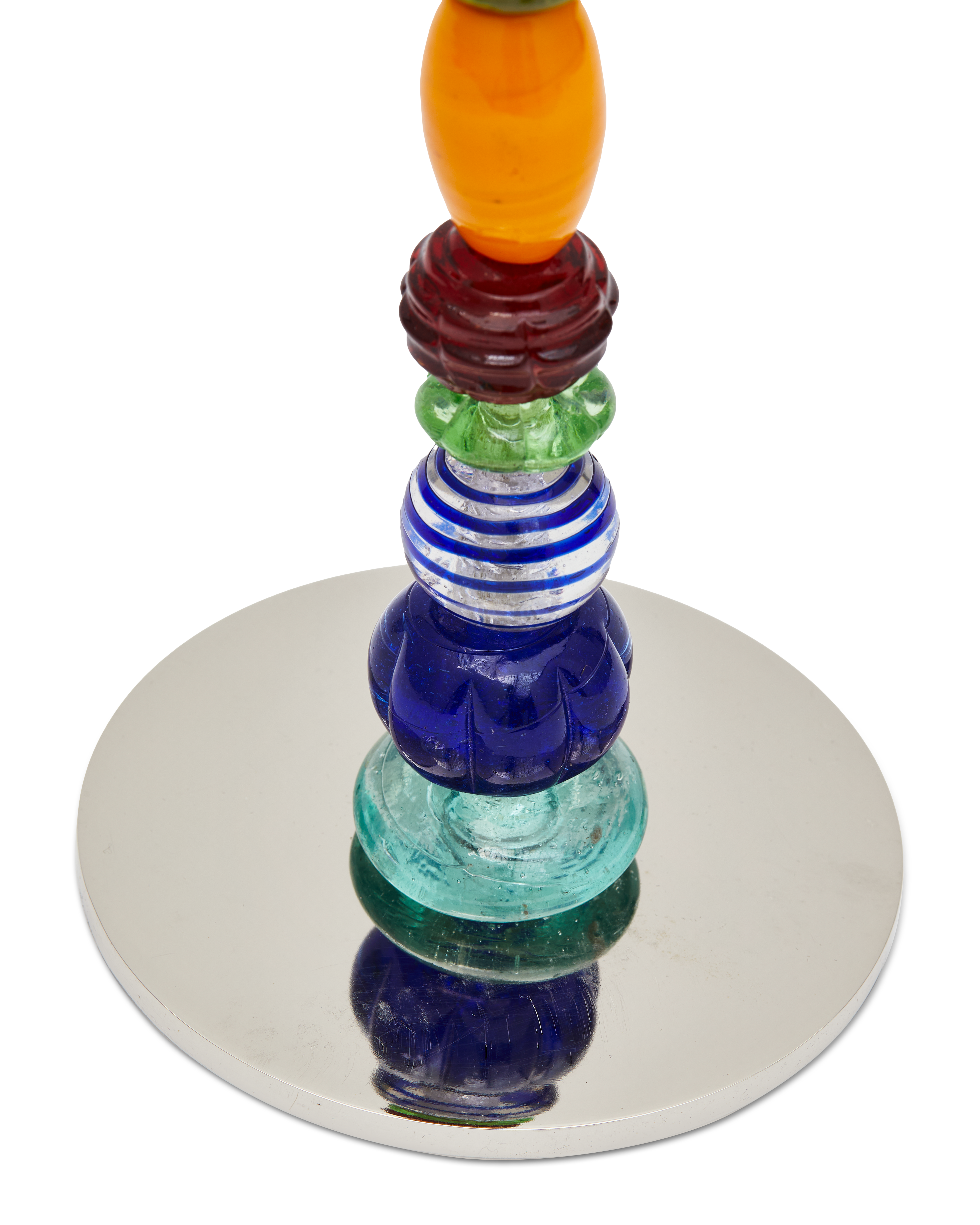 Single Candle Holder BEADS Colorful