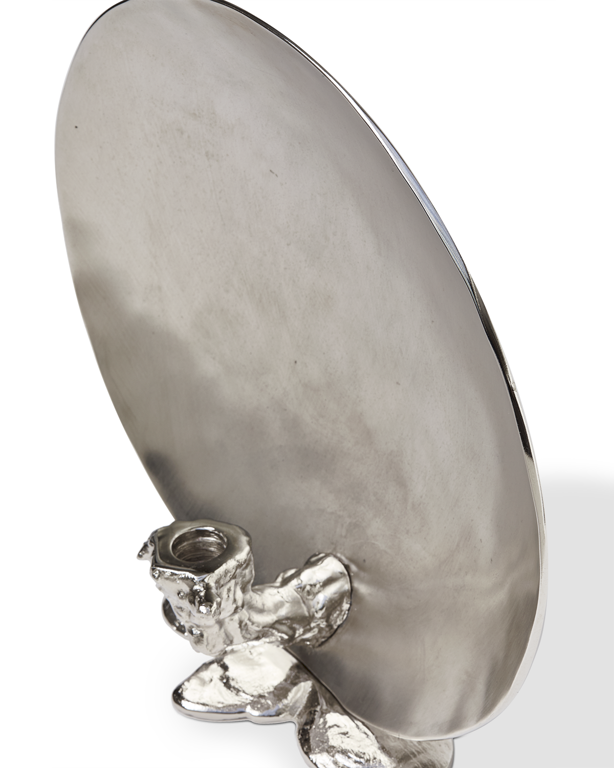 Spherical Drip Metal Candle Holder