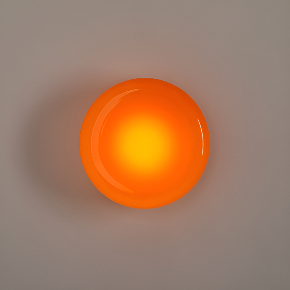 Bonbon orange wall lamp