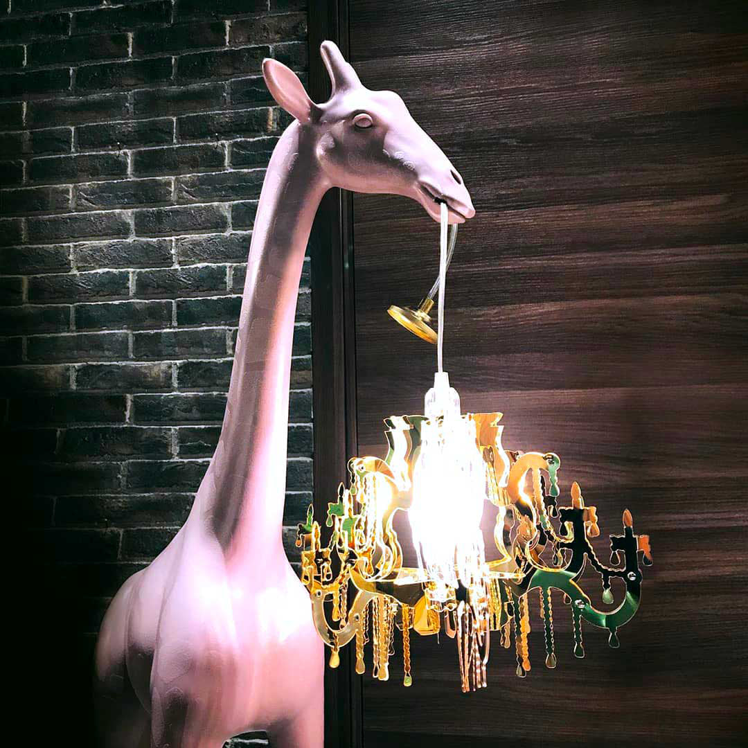 Lampa GIRAFFE IN LOVE XS różowy