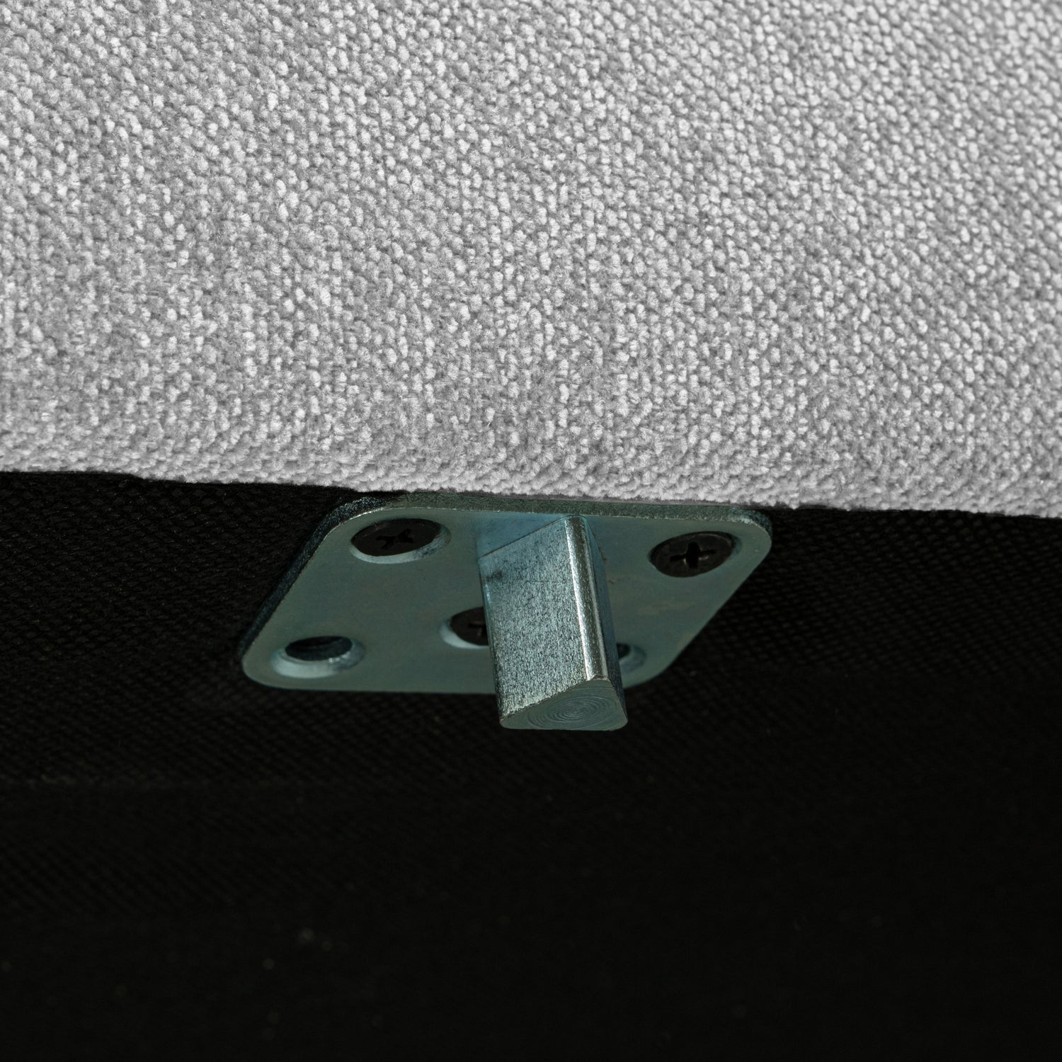 Sofa COUPLE - moduł narożny jasnoszary