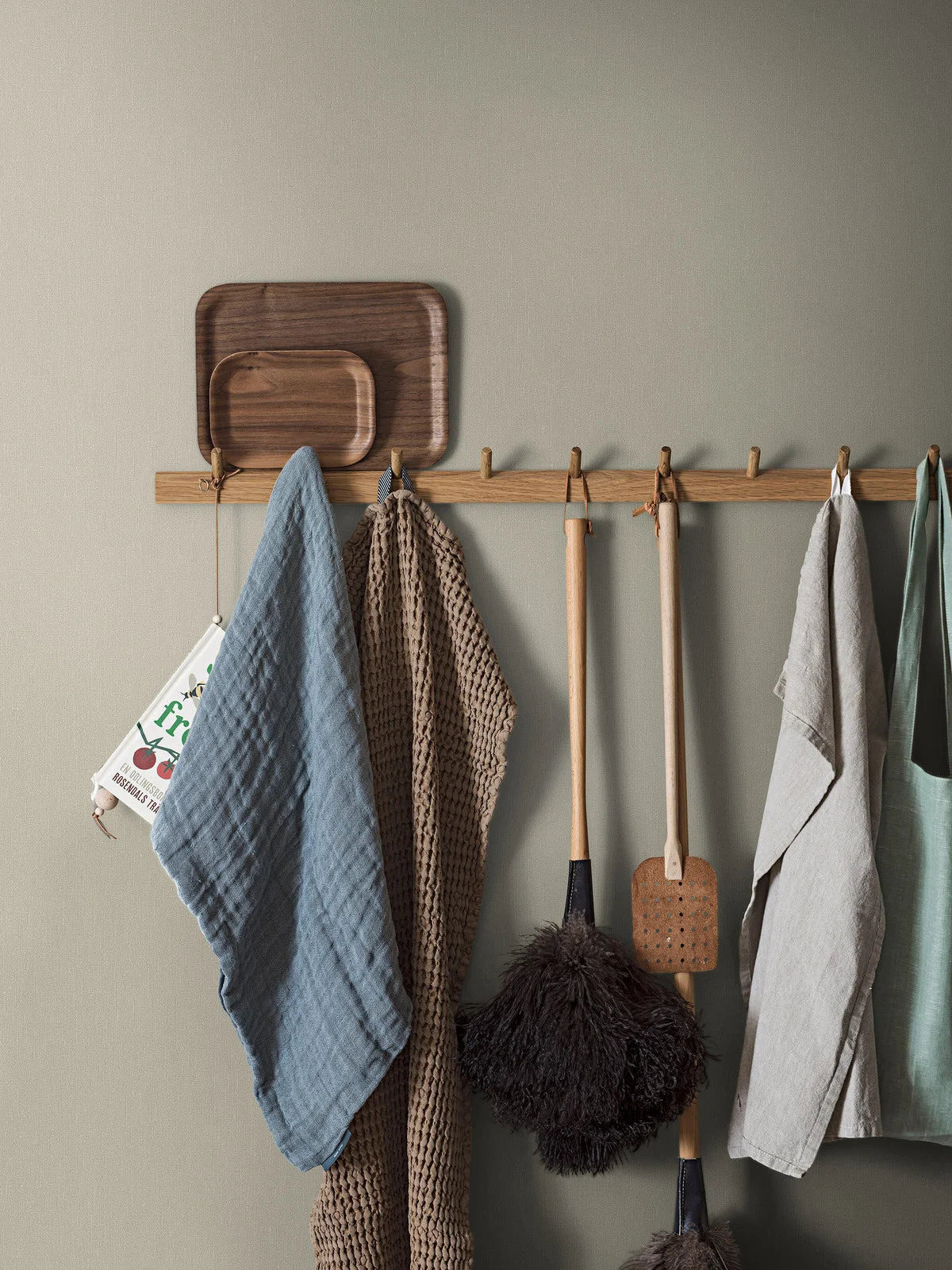 Strukturierte Tapete, die Leinen imitiert - SKANDINAVISCHES BEIGE hellbeige