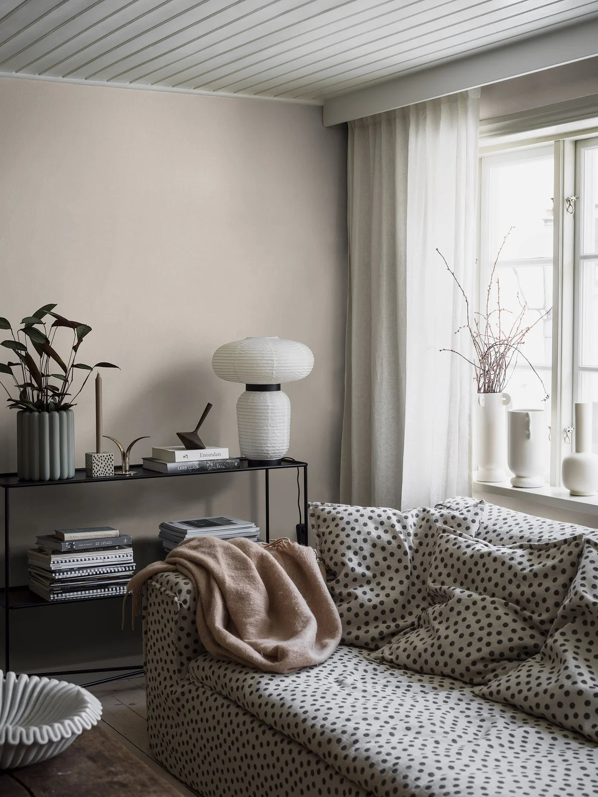 Tapeta strukturalna imitująca len LINEN - SAND piaskowy