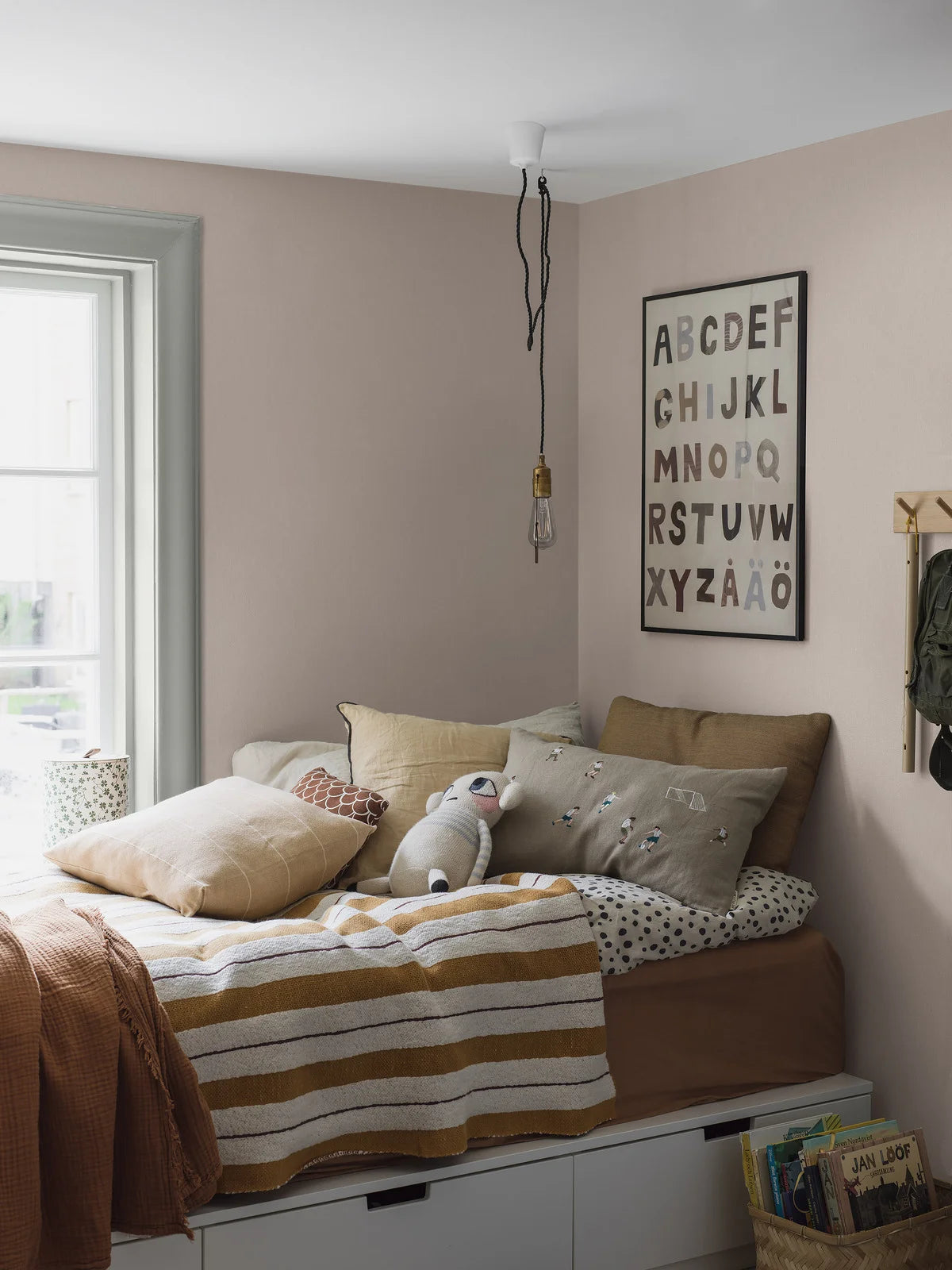 Tapeta strukturalna imitująca len LINEN - SOFT BLUSH jasny różowy