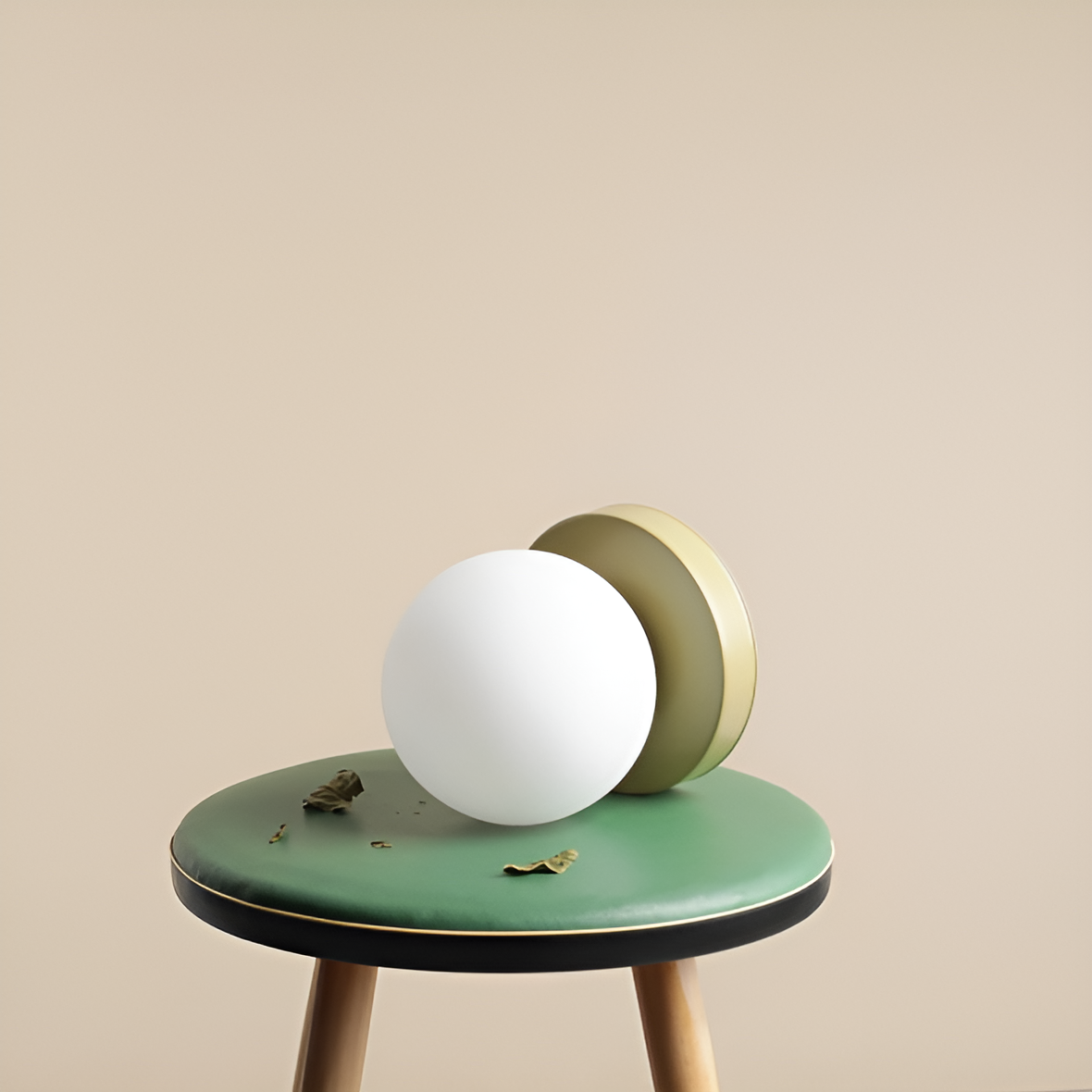 Lampa stołowa BALL pistacjowy