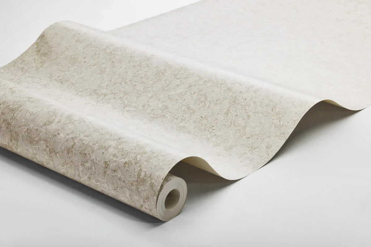 Beige Stone Effect Wallpaper NORTHERN STONE with White
