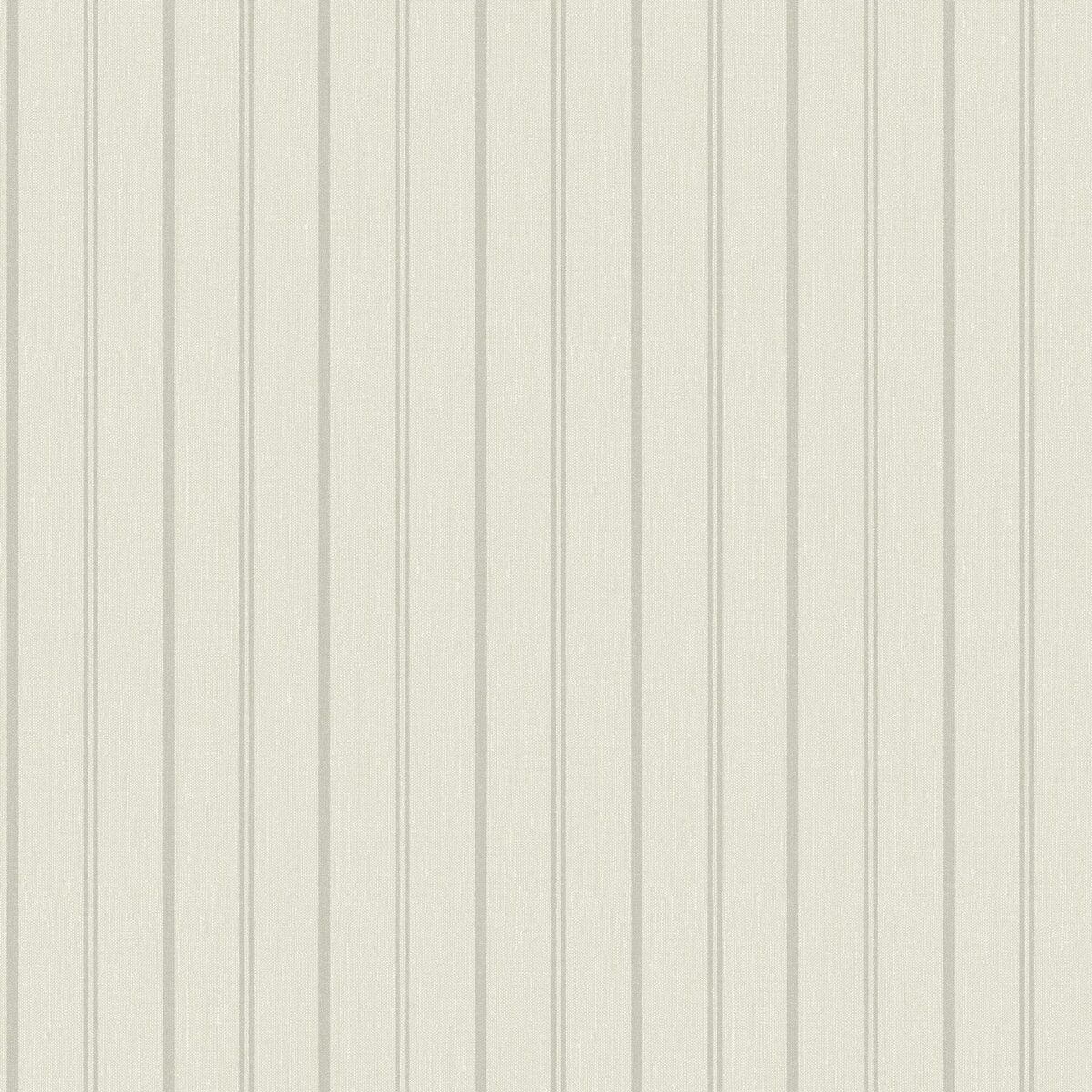 Woodland Stripe Wallpaper in Sand with Gray