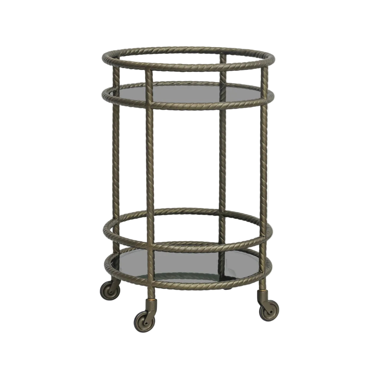 Wózek MACALLAN antyczne złoto