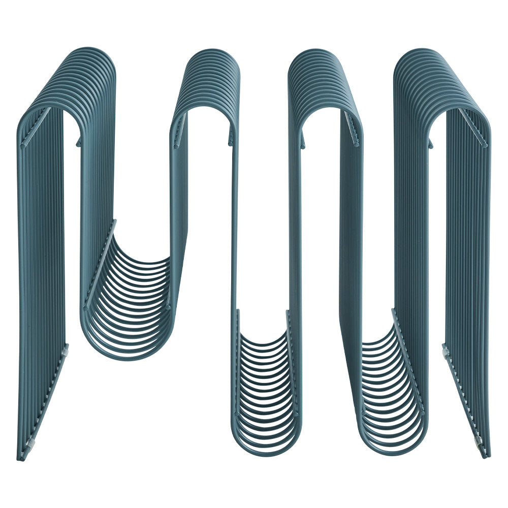 Stojak na czasopisma CURVA niebieski