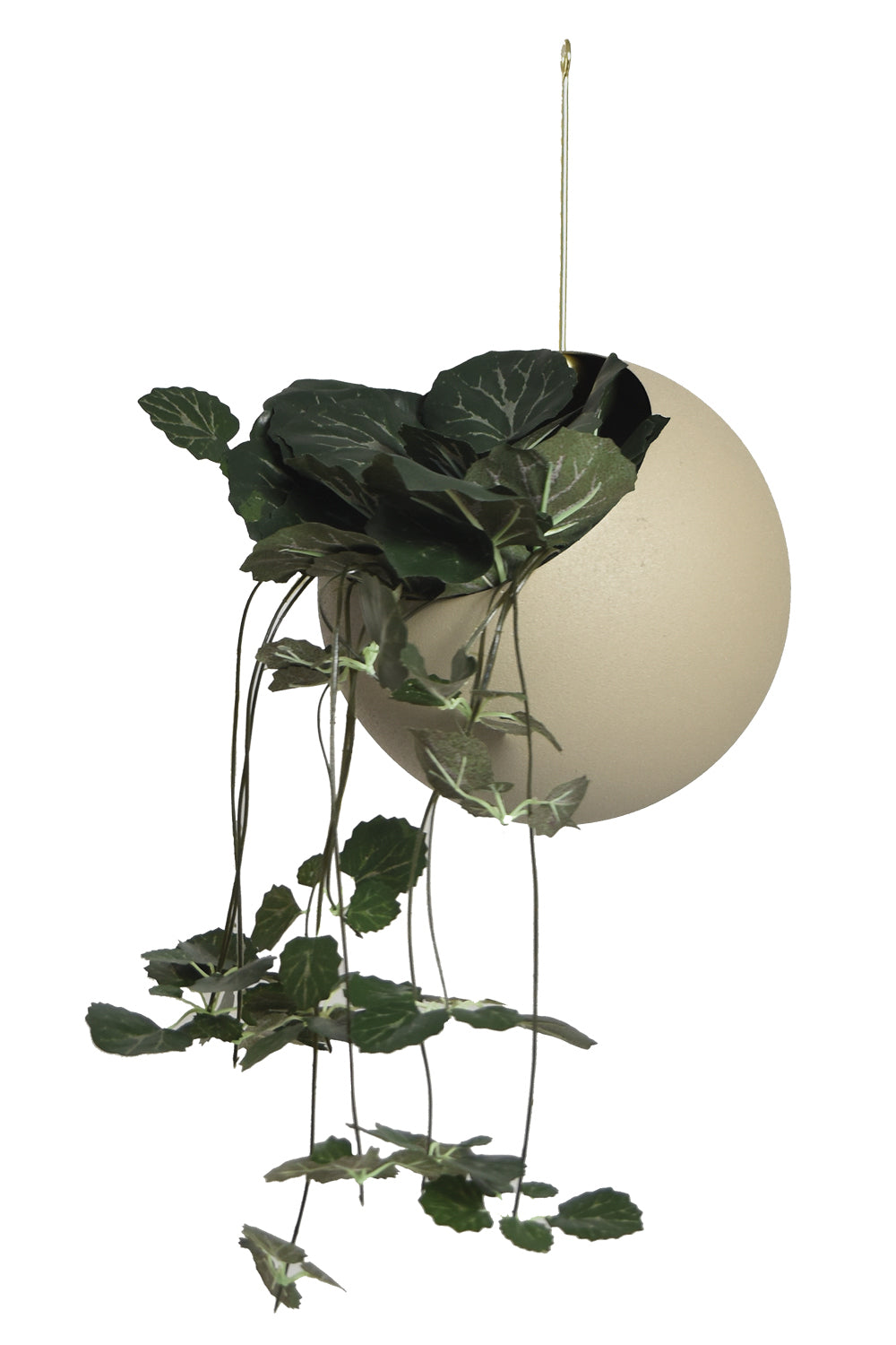 Hängende Blumentopf GLOBE taupe