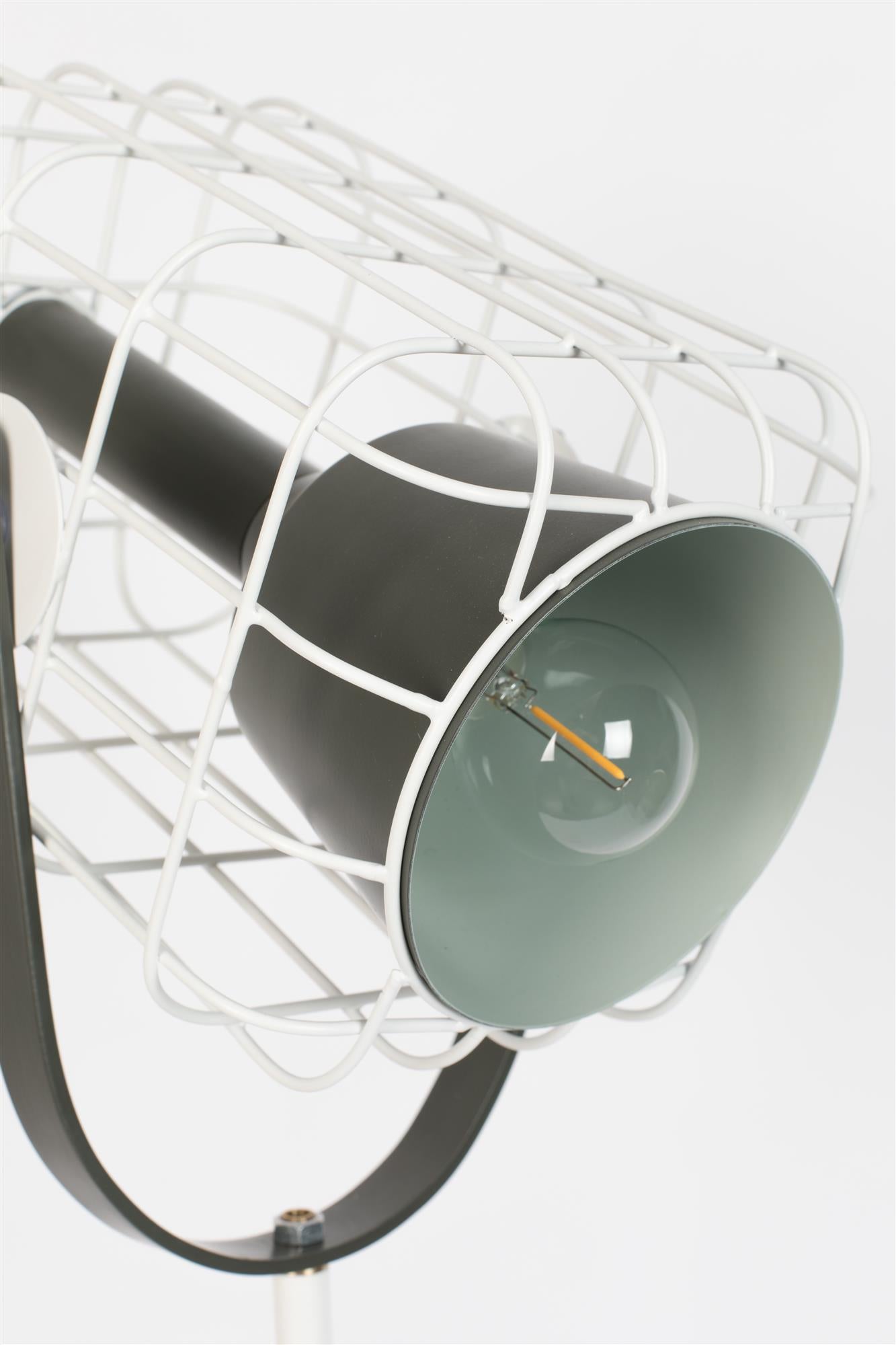 Lampa podłogowa CAGE biały