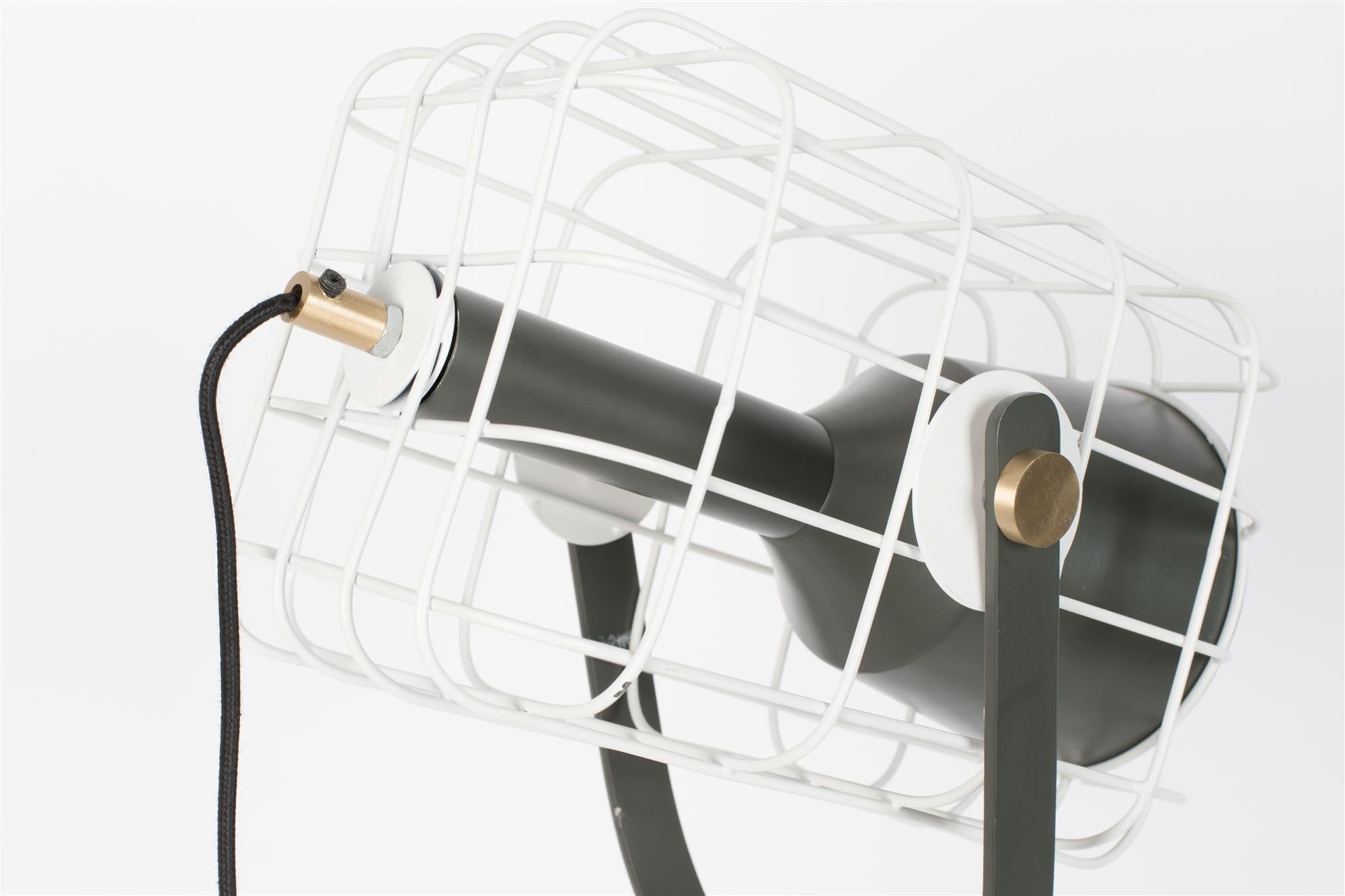 Lampa podłogowa CAGE biały