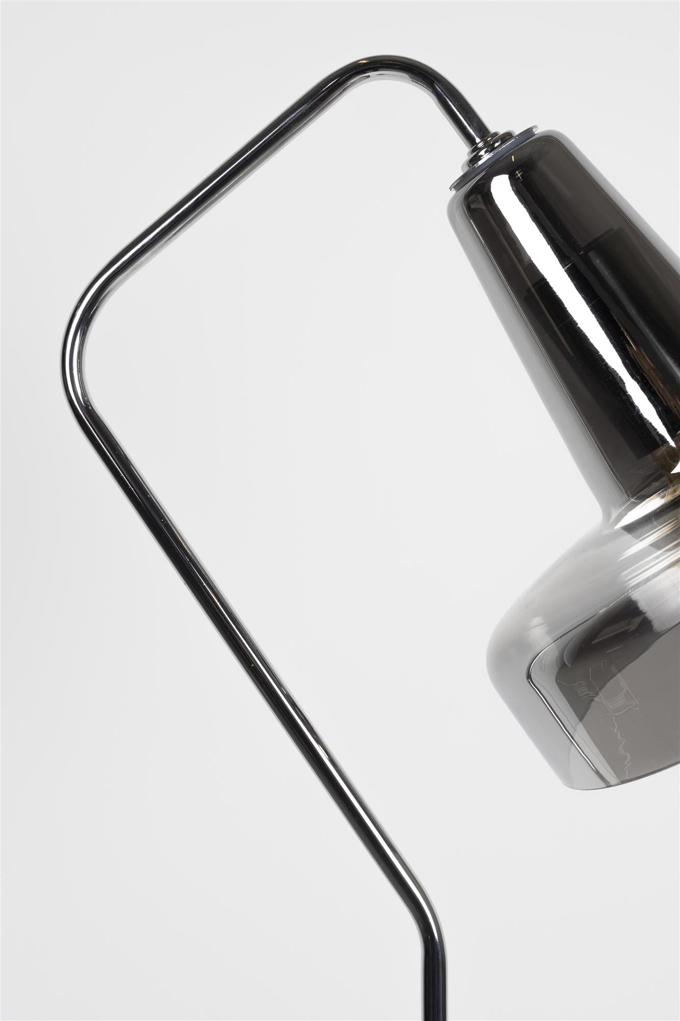 Stehlampe ANSHIN rauchiges Glas