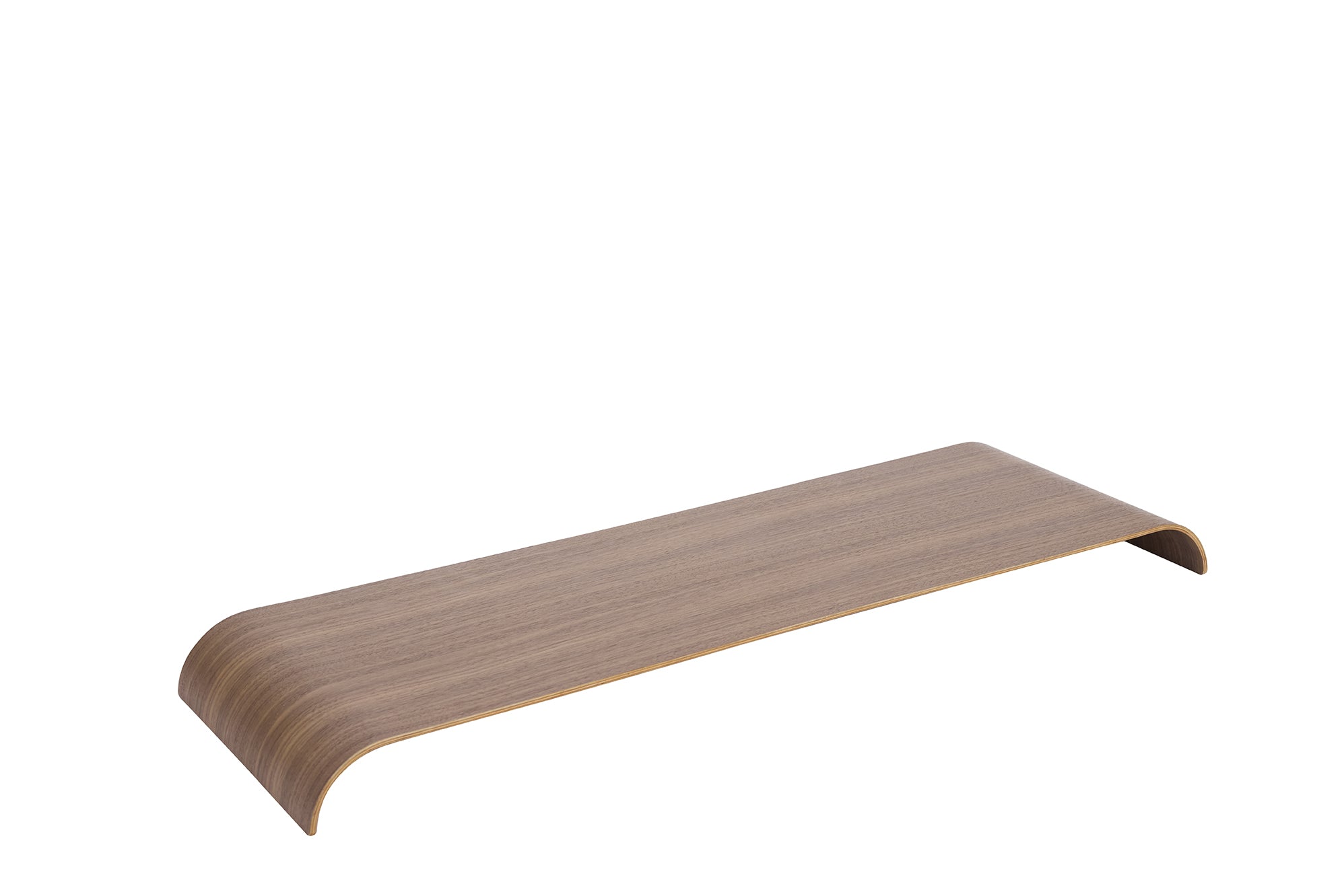 CURVA tray dark oak wood