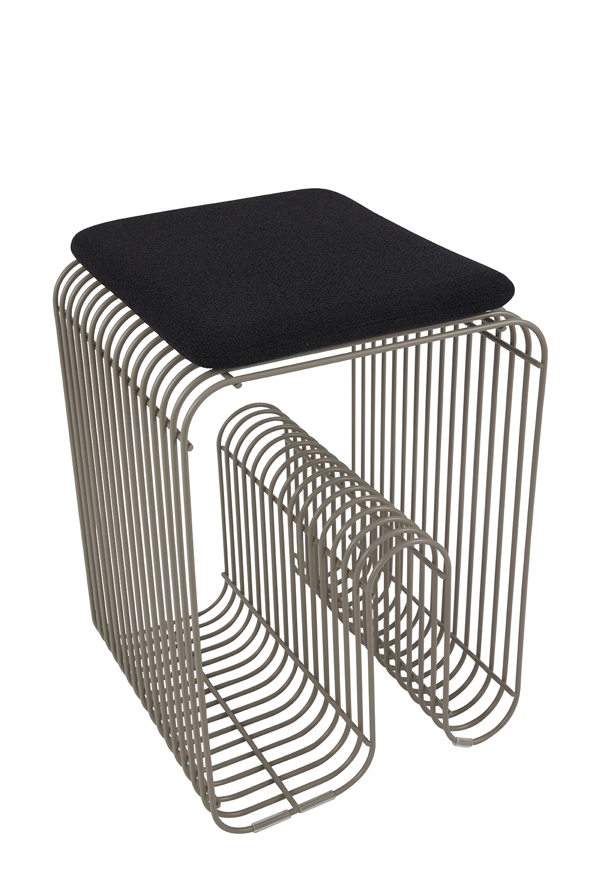 Poduszka siedziskowa CURVA antracytowy bouclé