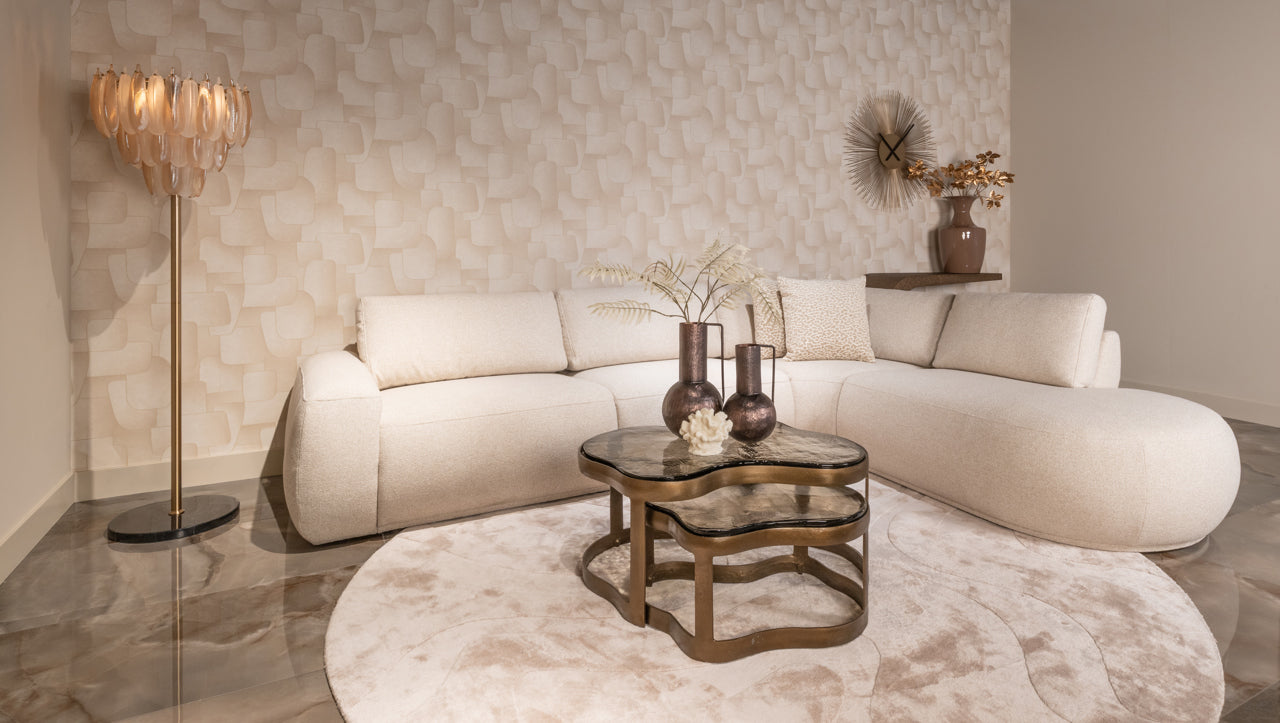 Kaffeetisch-Set FAIRFIELD antikgold