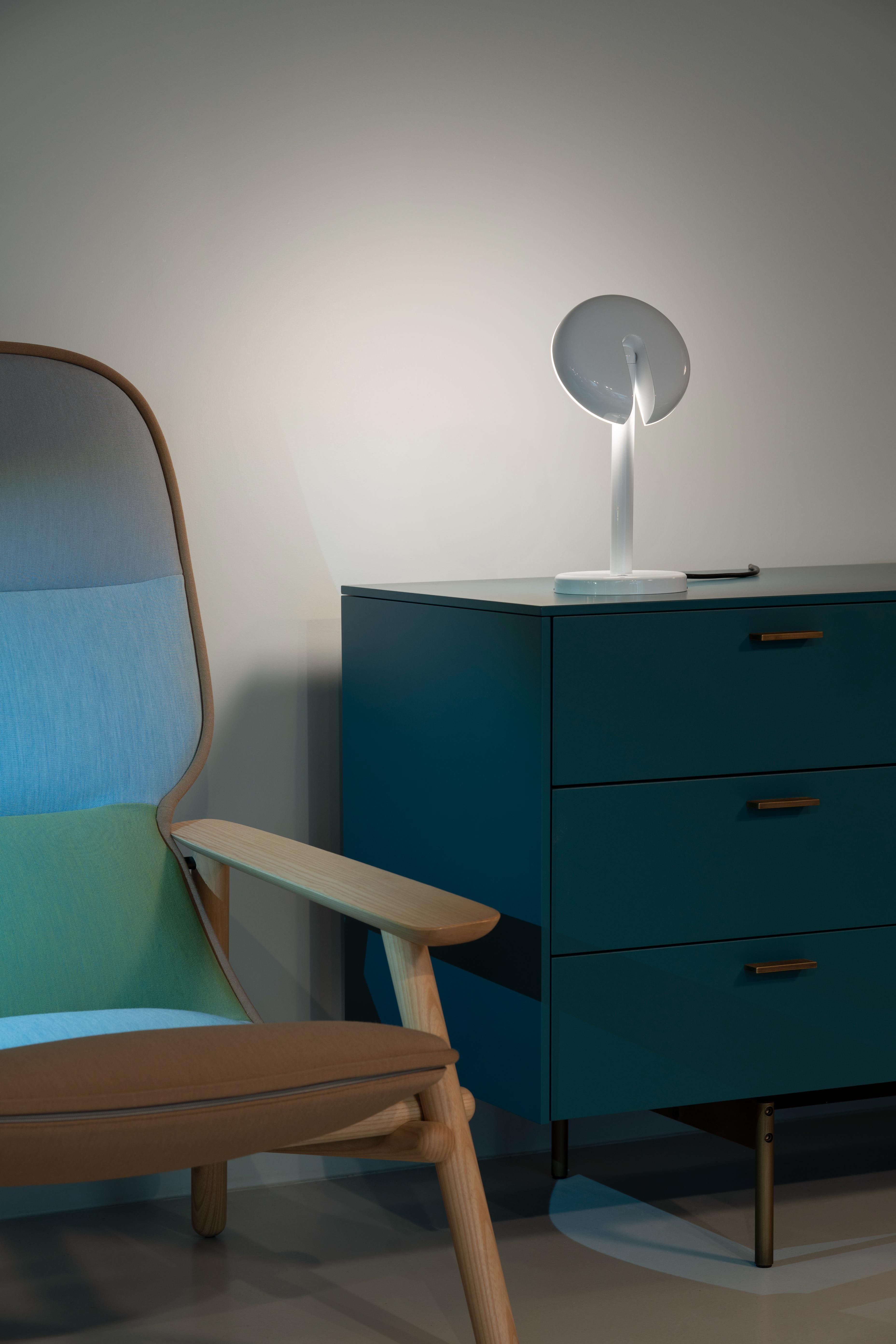 Lampa przenośna CABRIOLETTE połyskujący biały