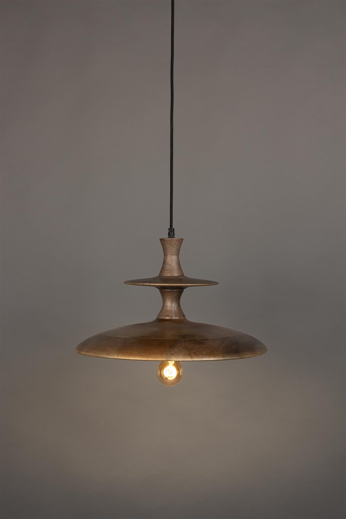 Lampa wisząca CATH drewno mango