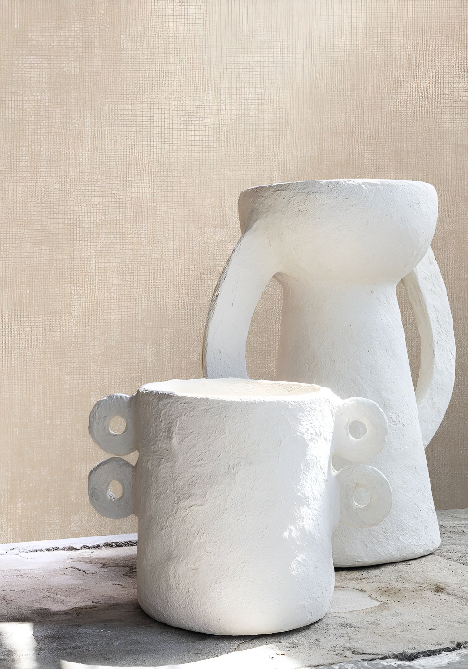 Smooth matte wallpaper with a pearlescent effect OCTA - DORE brown