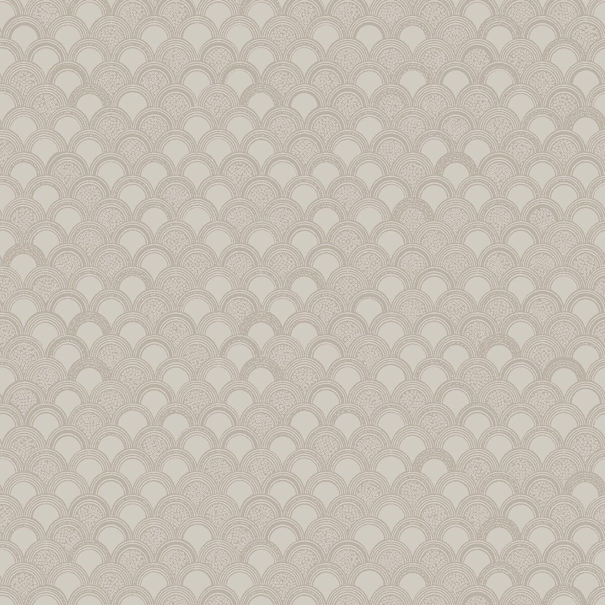 Tapeta z motywem geometrycznym w łuki BIRGIT beżowy