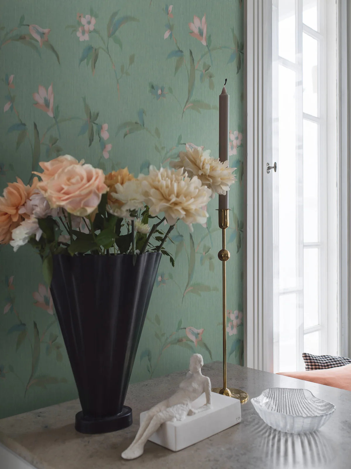 Wandbild mit pflanzlichem Motiv MARLENE grün