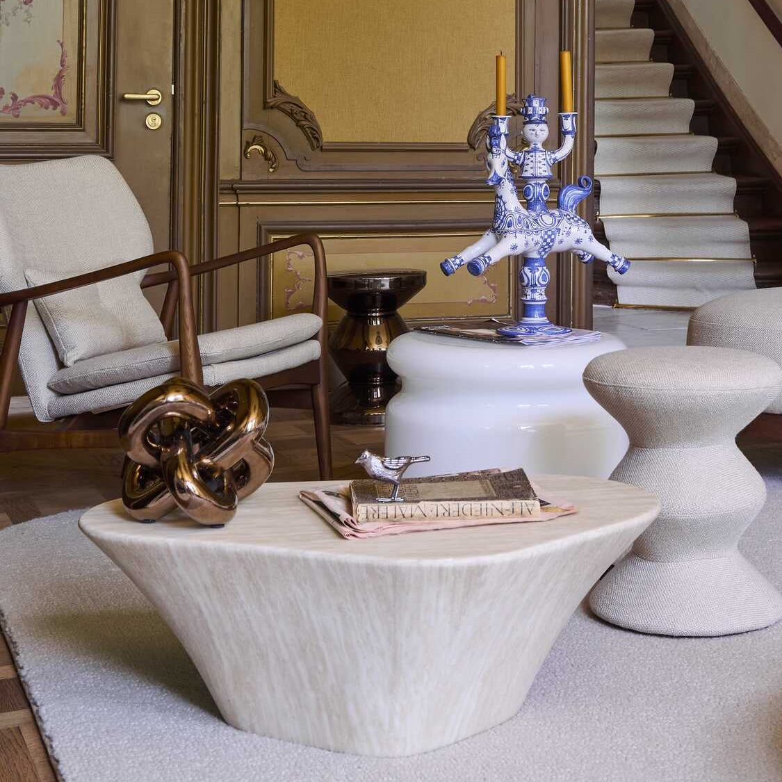 FLOCK OF BIRDS Candle Holders Dark Gray