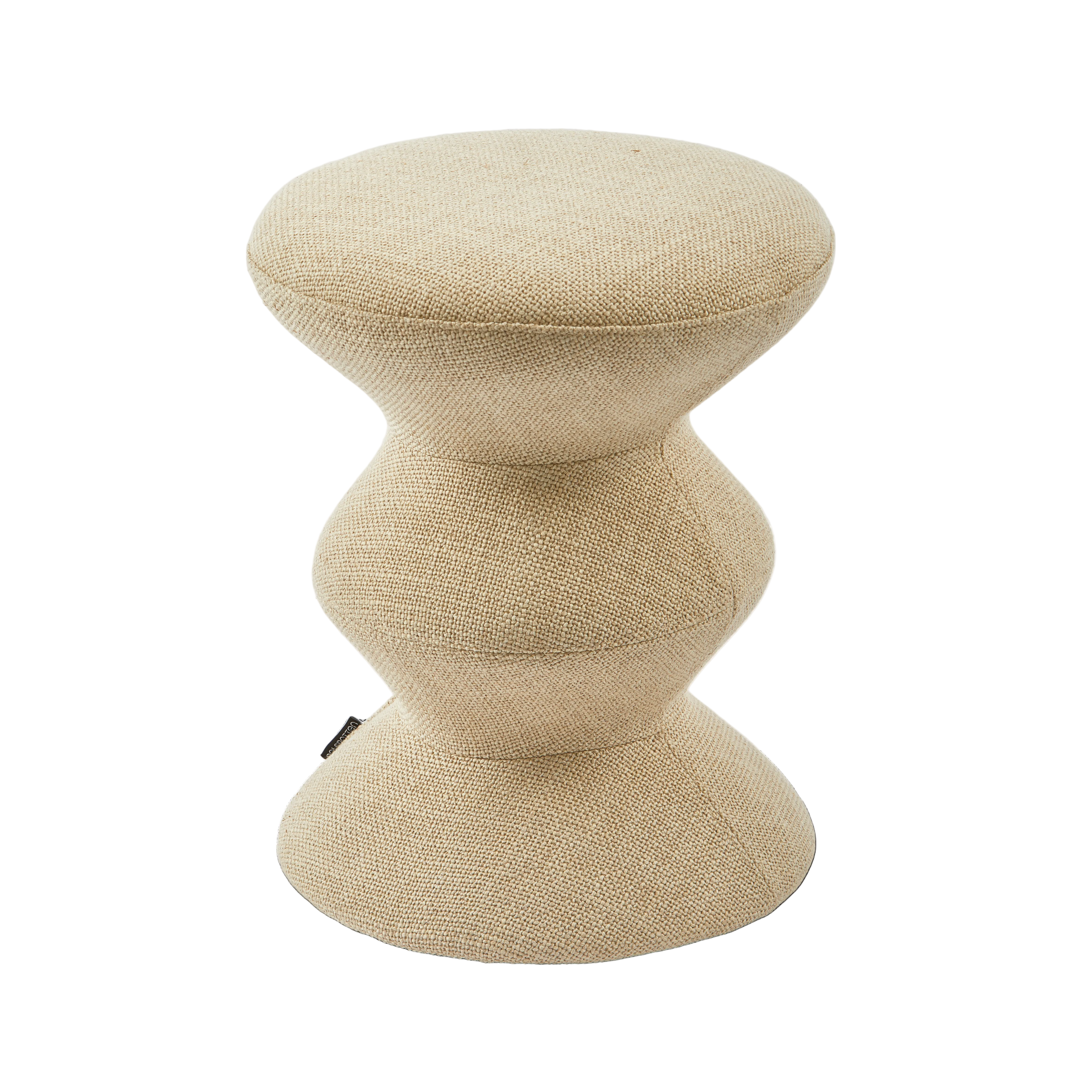 SOFT ZIG ZAG Stool Beige