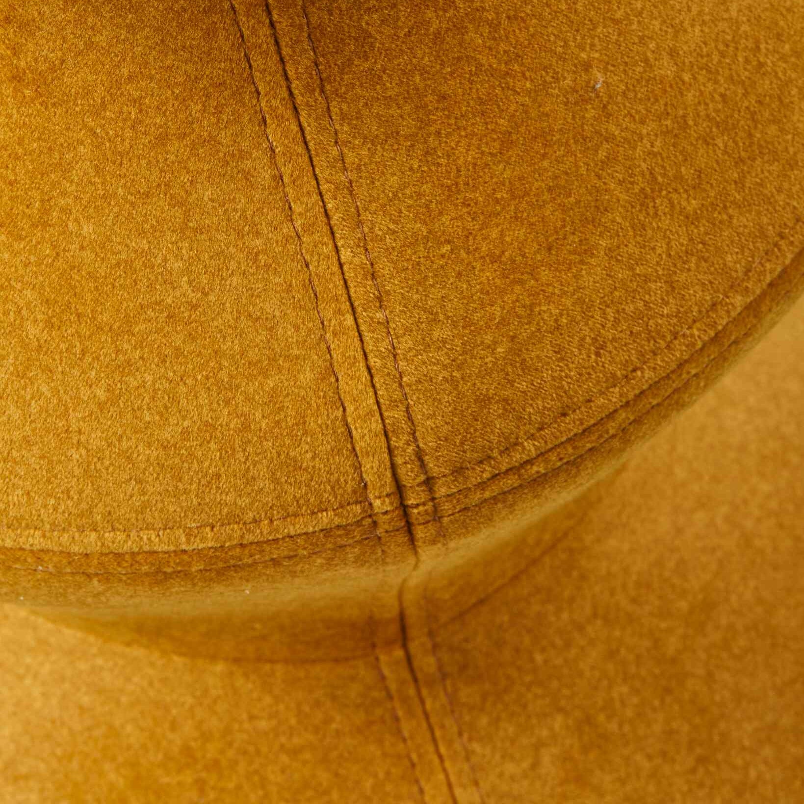 Stołek SOFT ZIG ZAG musztardowy