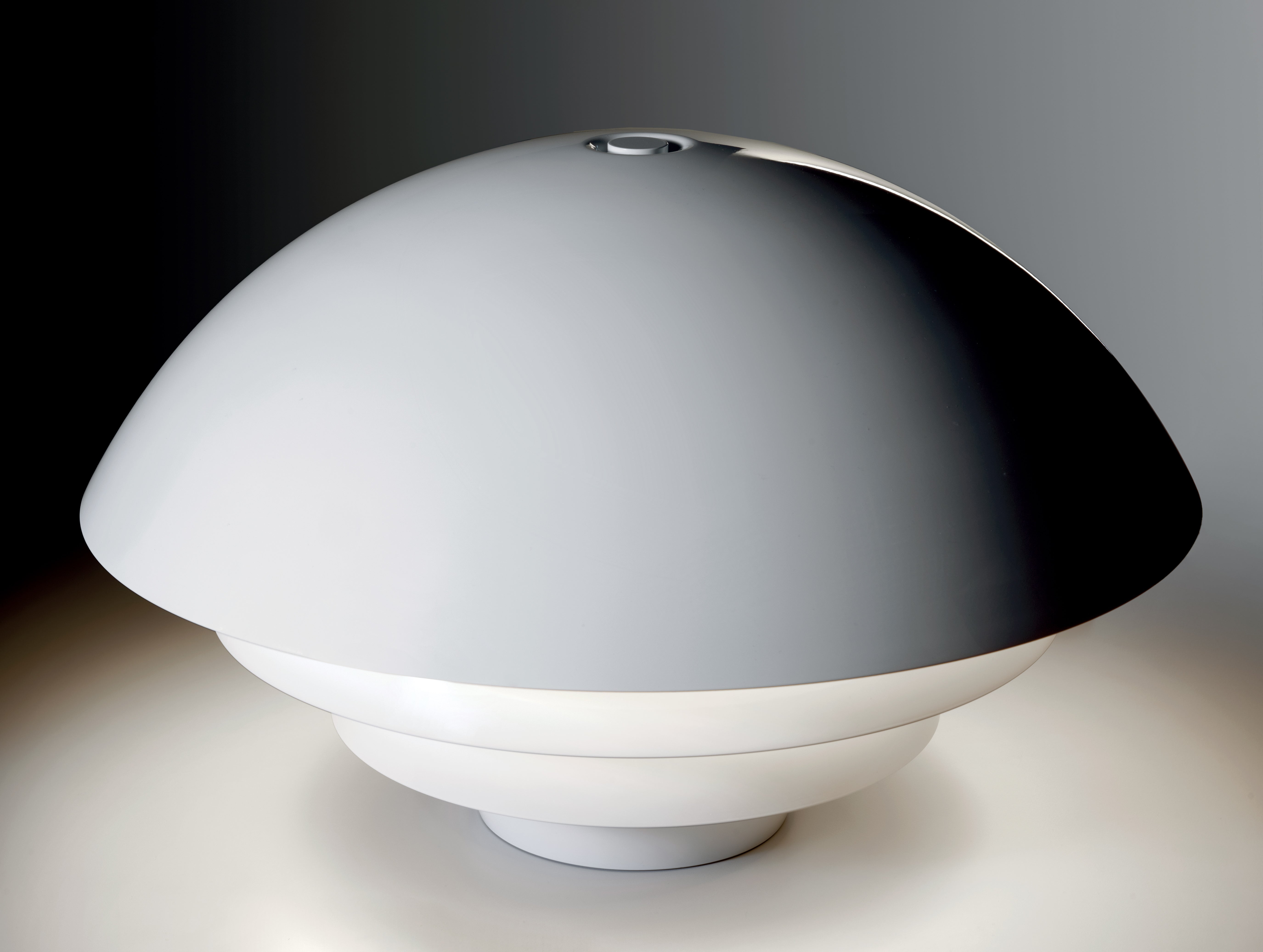Lampa stołowa VISIERE połyskujący biały