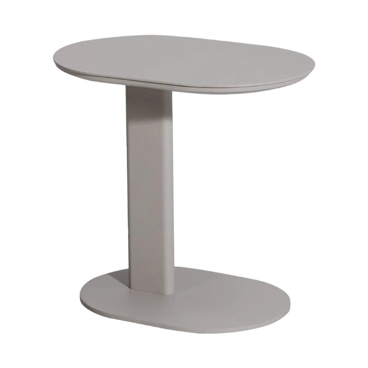 QUINN Gray Beige Outdoor Side Table