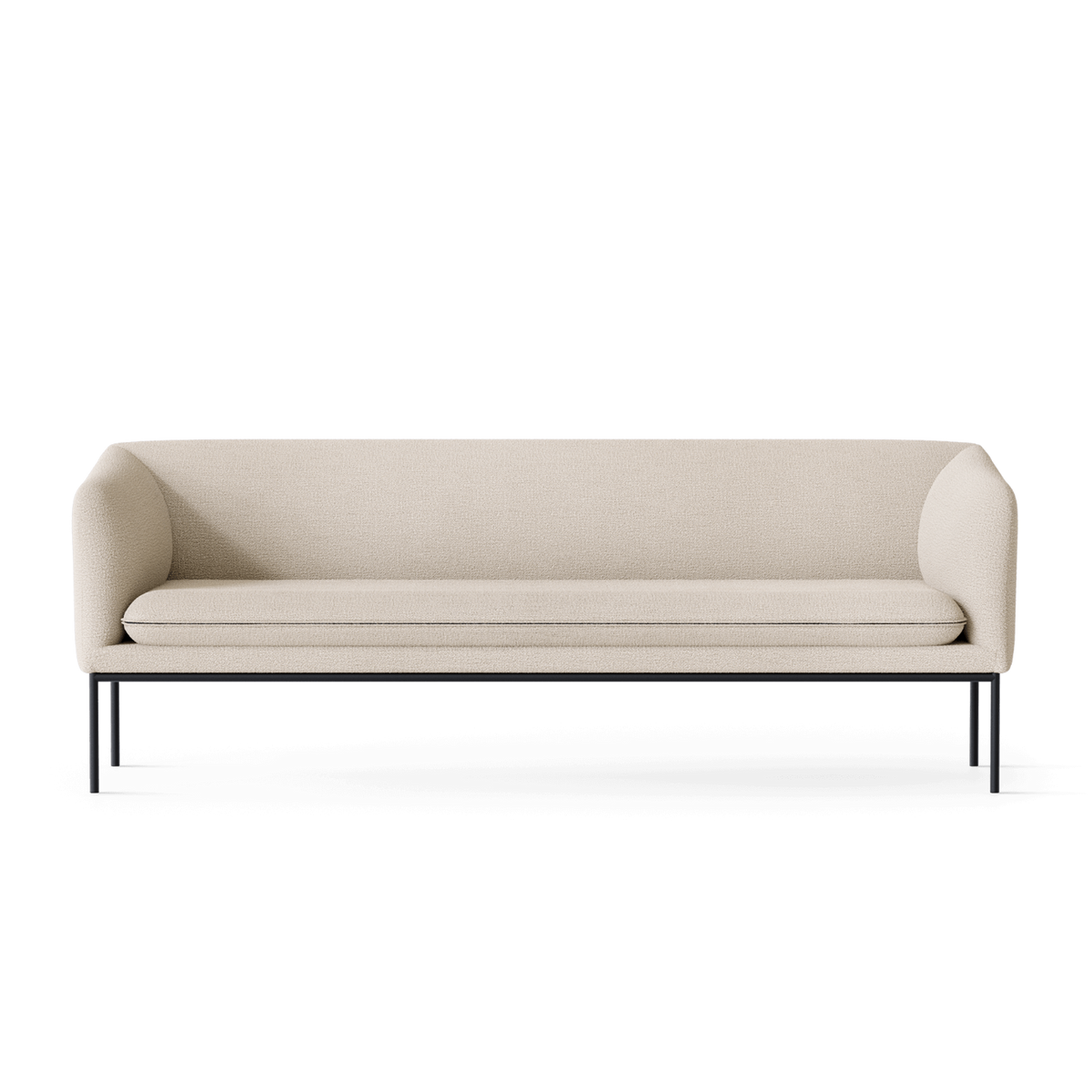 Sofa 3-osobowa TURN złamany biały boucle – ferm LIVING